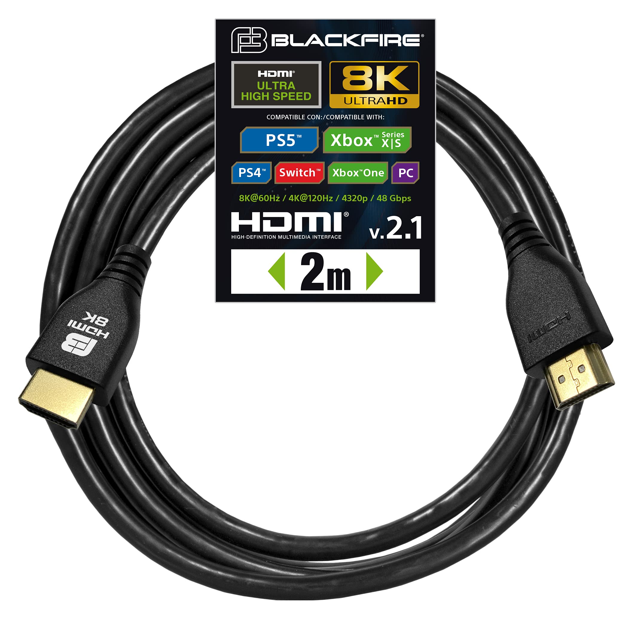 Blackfire Cable Hdmi 2.1 Promo 8k Ultra High Speed