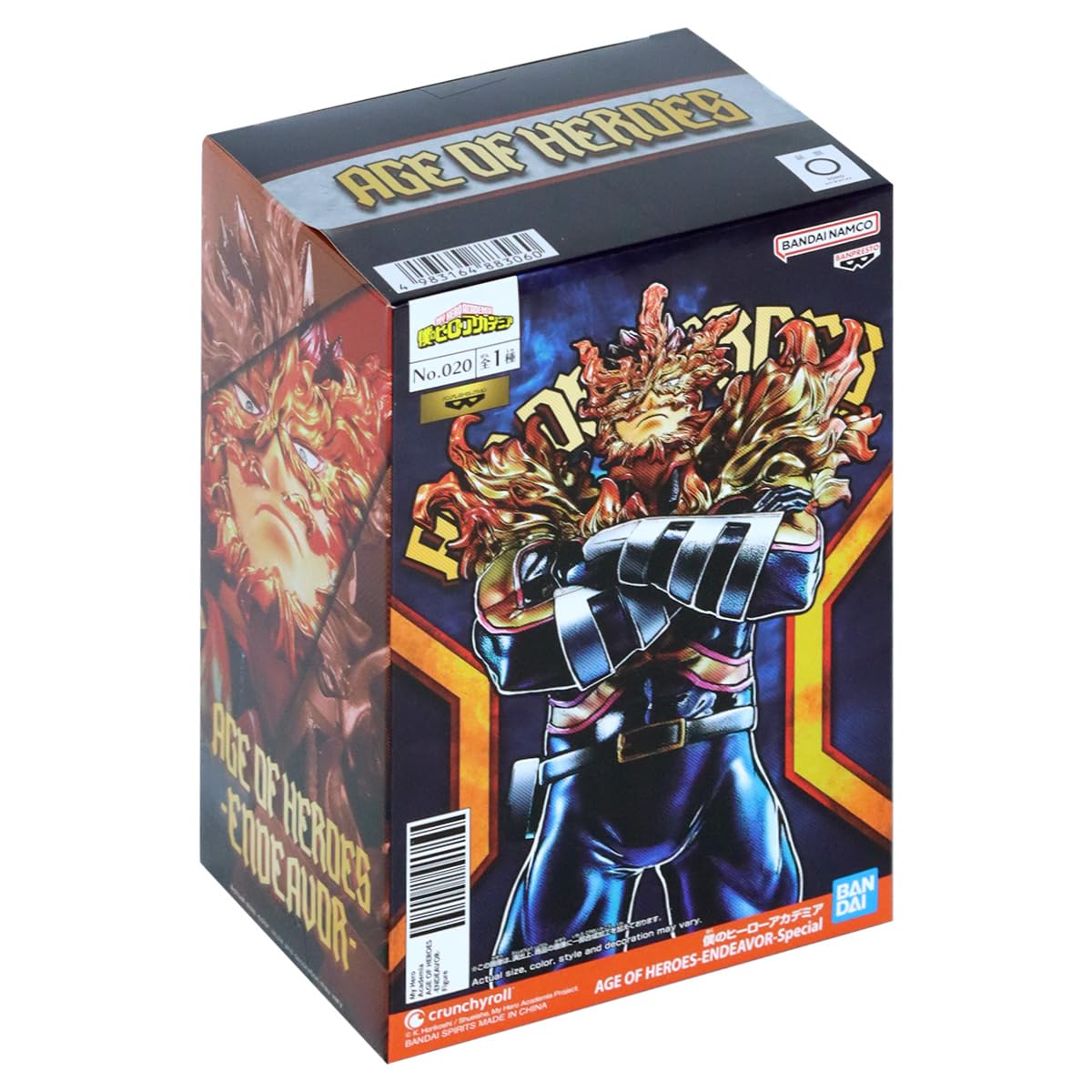 Banpresto, Figura De AccióN Endeavor My Hero Academia, Age Of Heroes, Special Multicolor Bp88306