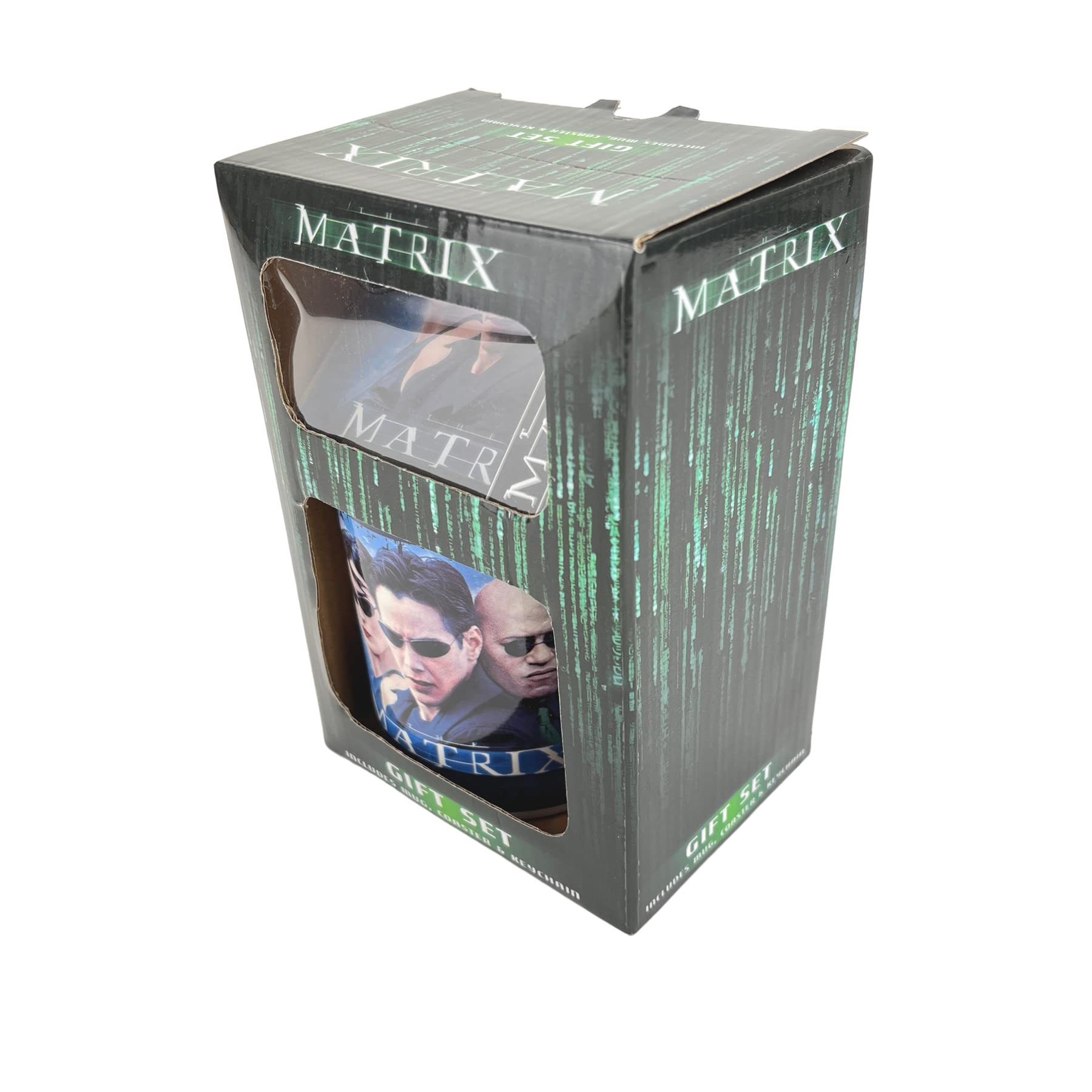 Pyramid International The Matrix - Juego De Taza Oficial De Regalo, Incluye Posavasos, Llavero, Multicolor