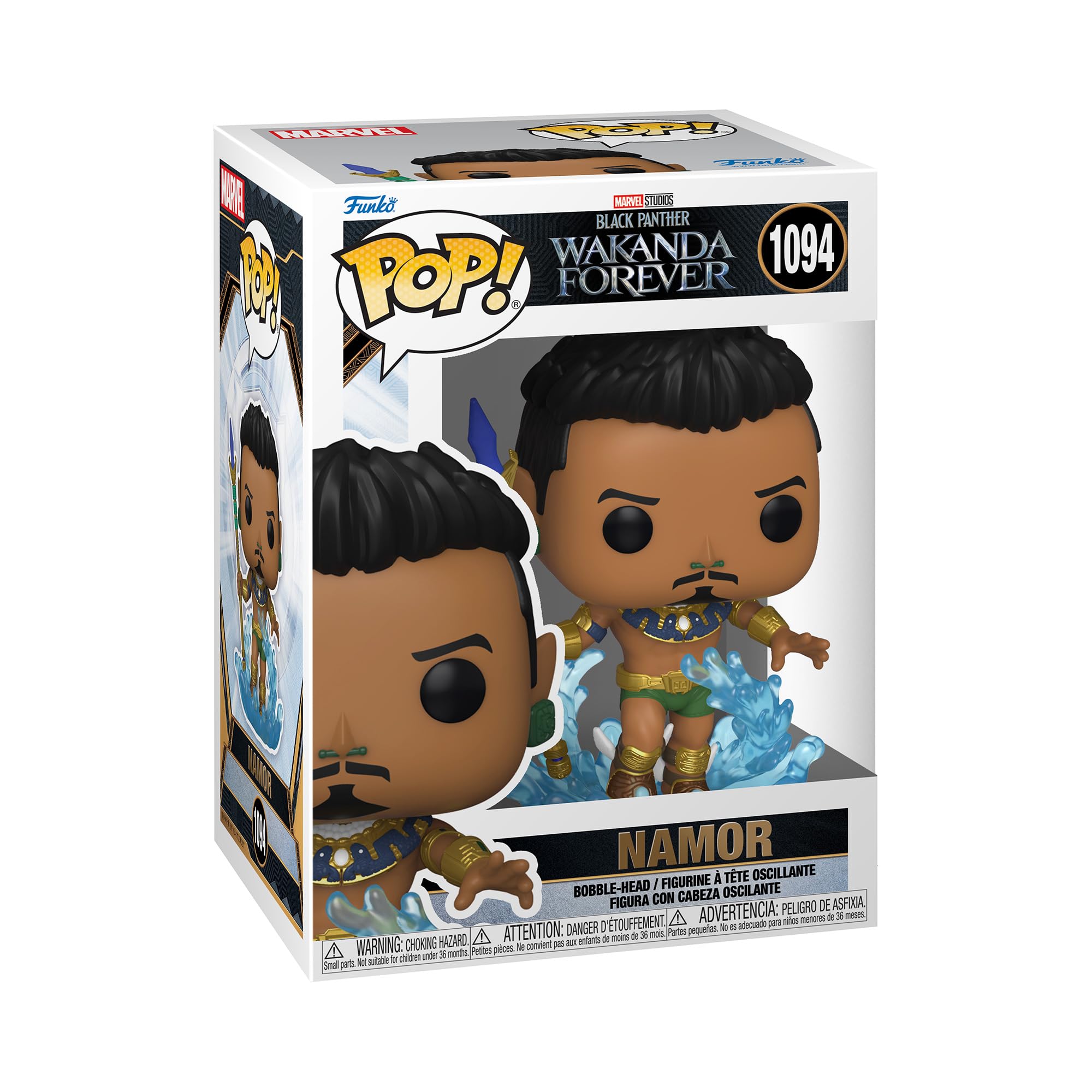 Funko Pop! Marvel - Black Panther: Wakanda Forever - Namor - Figura De Vinilo Coleccionable - Idea De Regalo- Mercancia Oficial - Juguetes Para NiñOs Y Adultos - Movies Fans