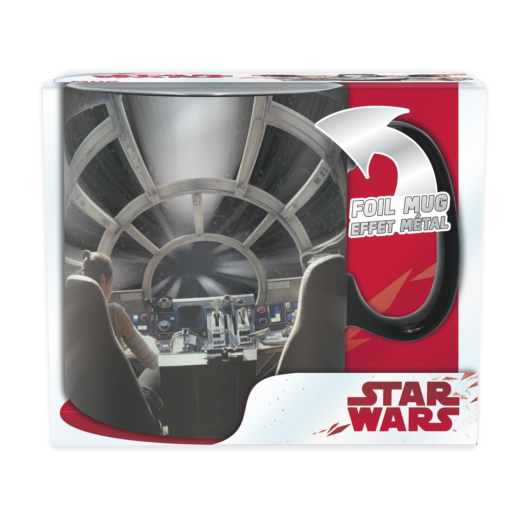 Abystyle - Star Wars - Taza Foil - 460 Ml - Millenium Falcon
