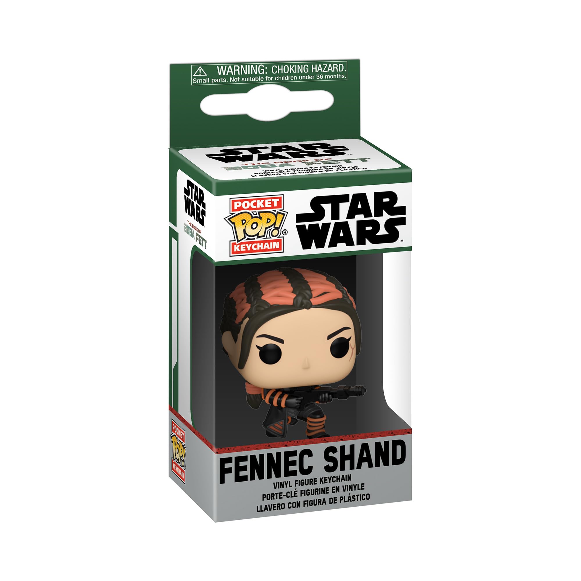 Llavero Funko Pop! Star Wars: The Book Of Boba Fett - Fennec Shand (Minifigura Coleccionable)