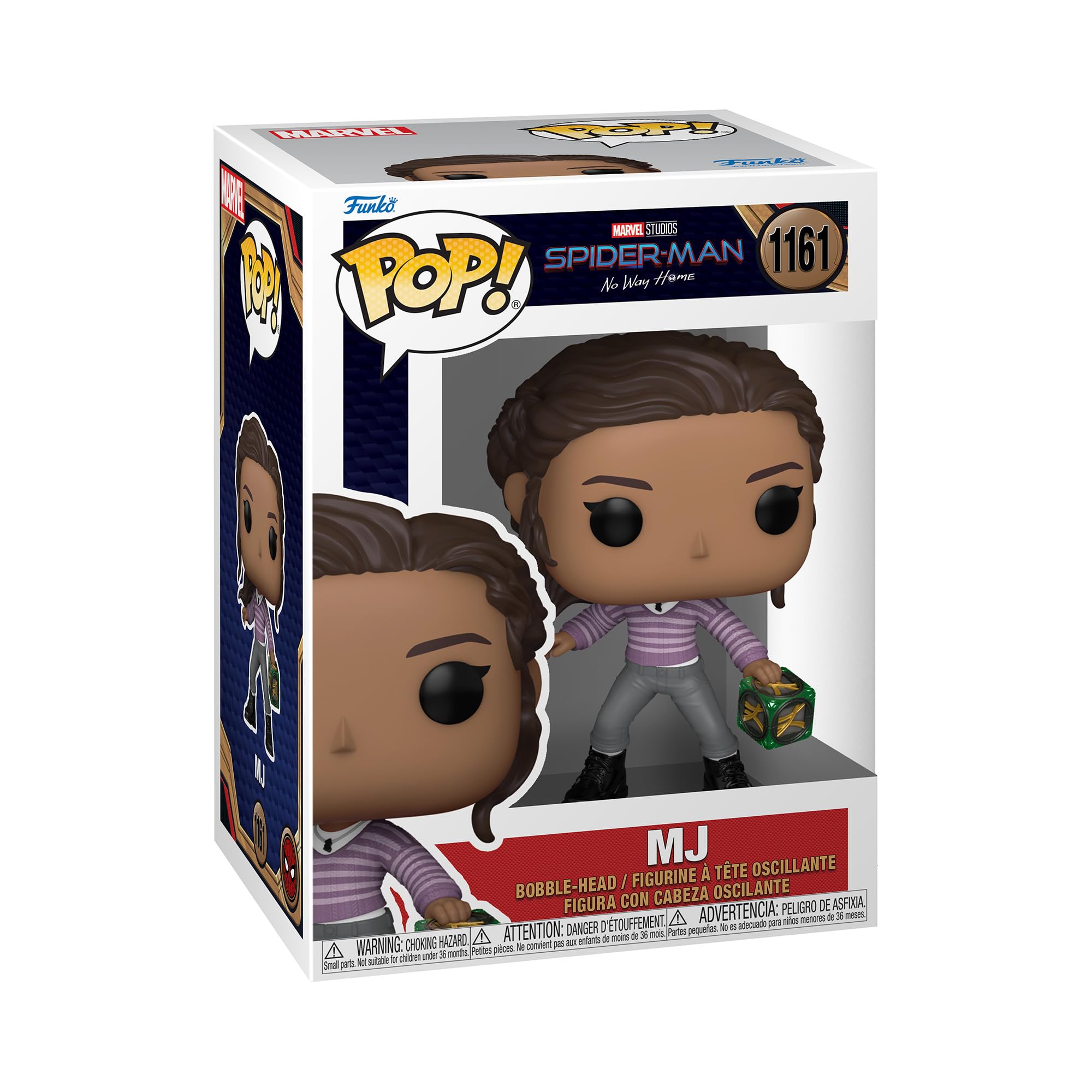 Funko Pop! Marvel: Spiderman No Way Home 2021 - Mj With Box - Figura De Vinilo Coleccionable - Idea De Regalo- Mercancia Oficial - Juguetes Para NiñOs Y Adultos - Movies Fans