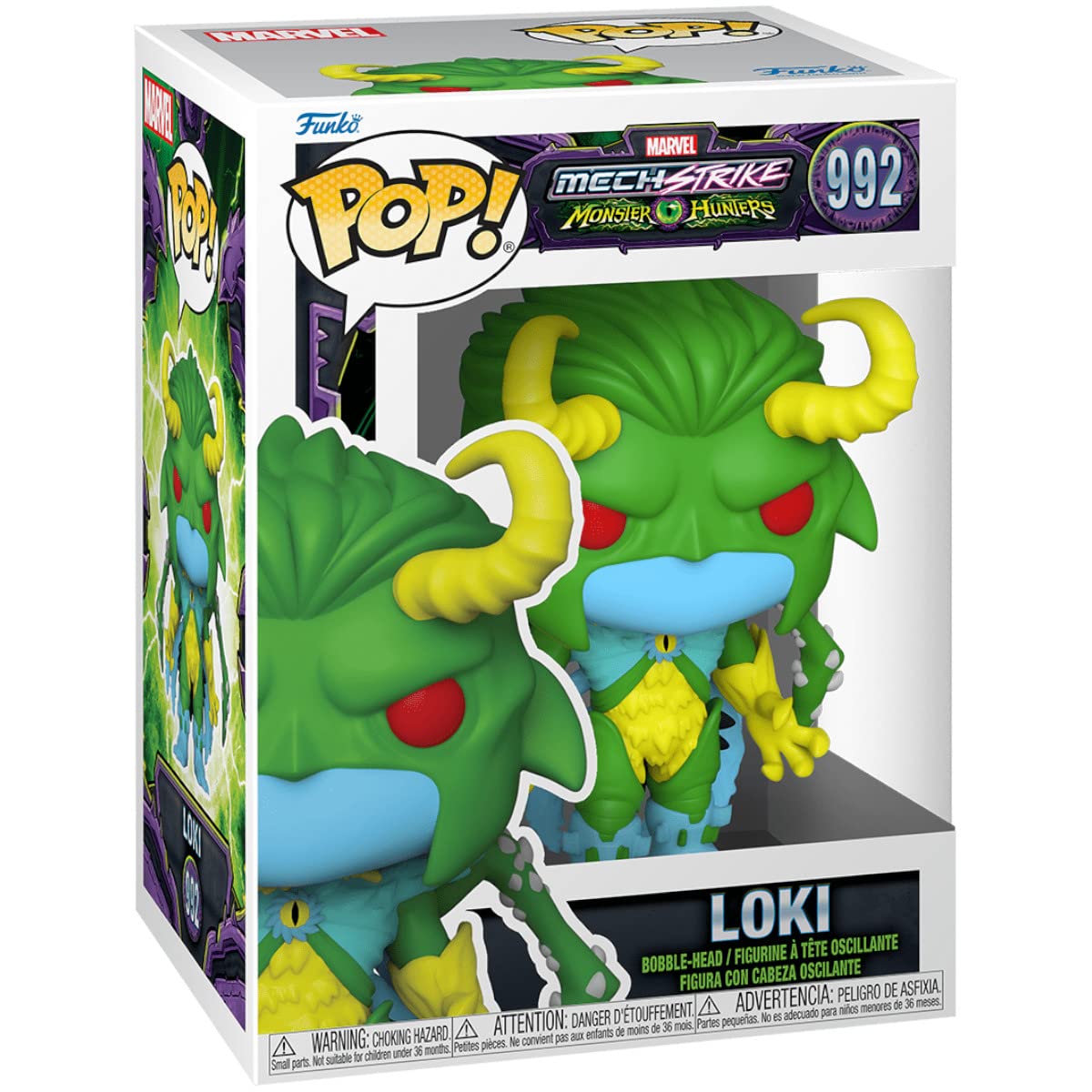 Funko Pop! Marvel : Monster Hunters - Loki - Marvel Comics - Marvel Comics - Figurine en vinyle à collectionner - Idée cadeau - Produit officiel - Jouets pour enfants et adultes - Fans de bandes dessinées