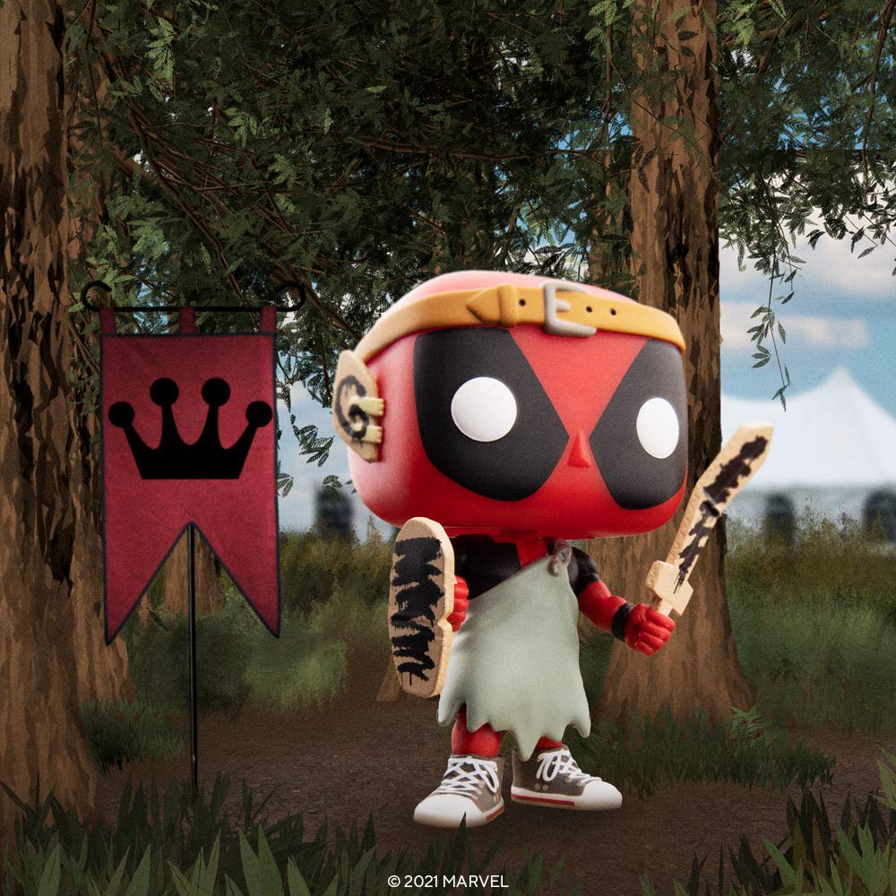 Funko Pop! Marvel : Deadpool 30th - Larp Deadpool - Figurine en vinyle à collectionner - Idée cadeau - Marchandise officielle - Jouets pour enfants et adultes - Fans de bandes dessinées - Poupée pour collectionneurs