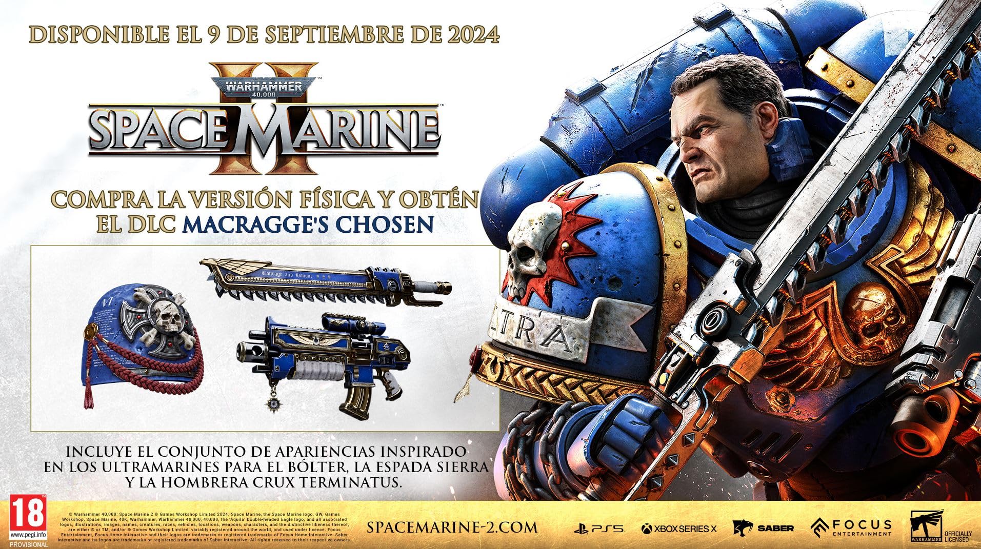 Warhammer 40000 Space Marine 2 XBOX - SERIES X PAL ESP - Nuevo