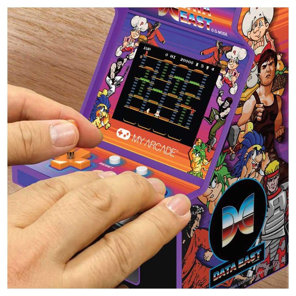 My Arcade Micro Jugador Data East Hits Mini Cabina Retro, 308 Juegos En 1