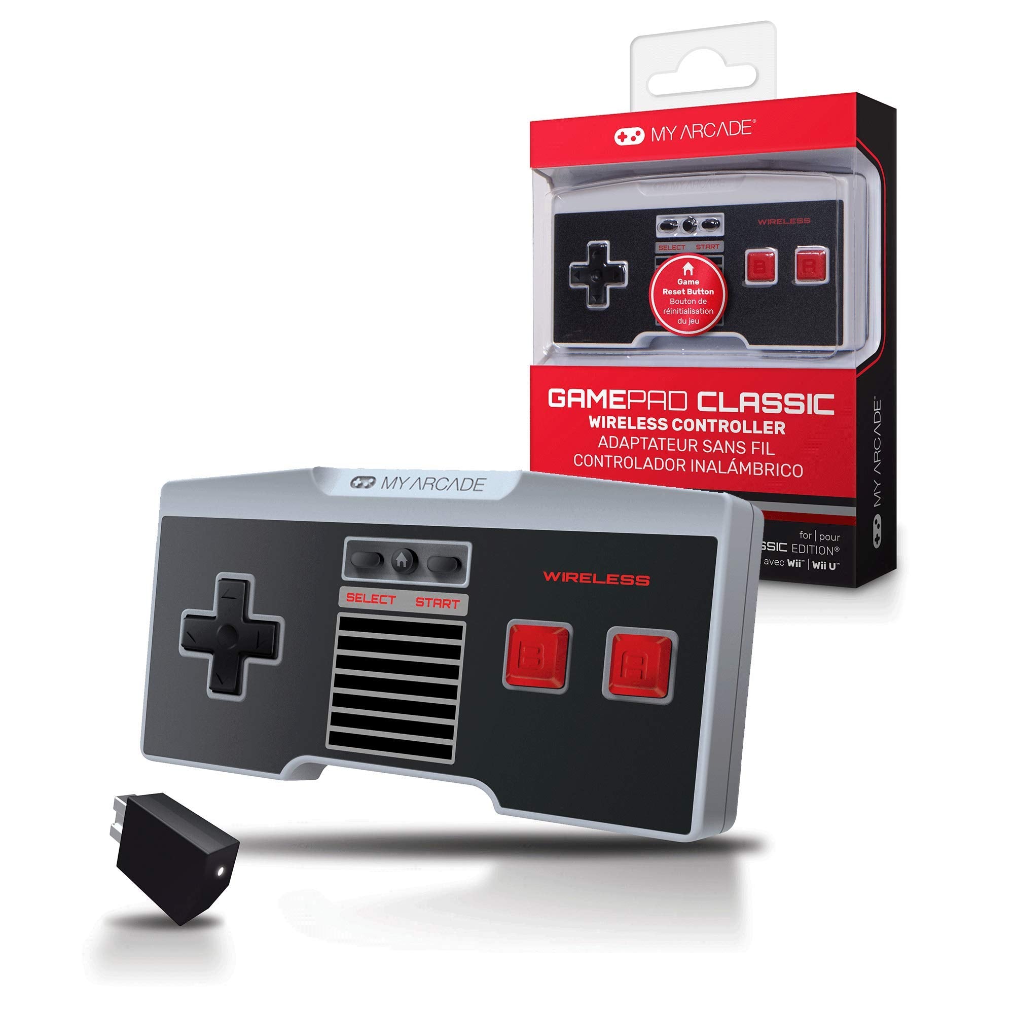 Mandos Y Controles Retro Gaming Wireless Para Nes Classic (Retro)