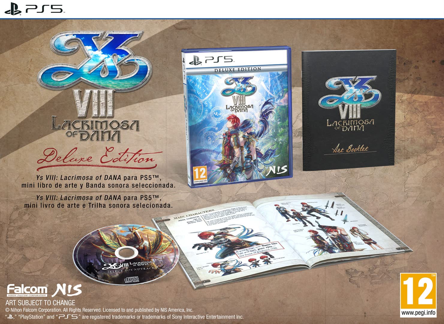 Ys Viii Lacrimosa Of Dana PS5 - [PAL ESP] - Nuevo