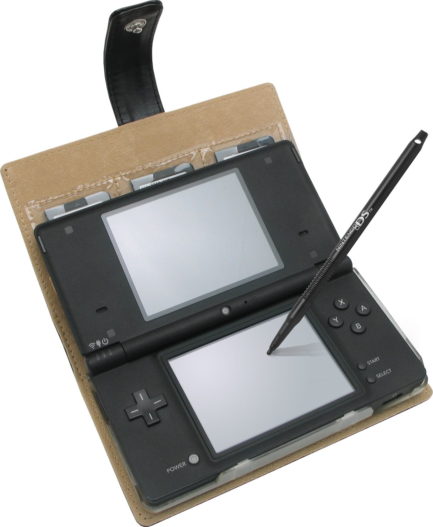 Hori Ensemble de protection et stylet de luxe DSi sous licence officielle – Noir (Nintendo DSi) [Import anglais]