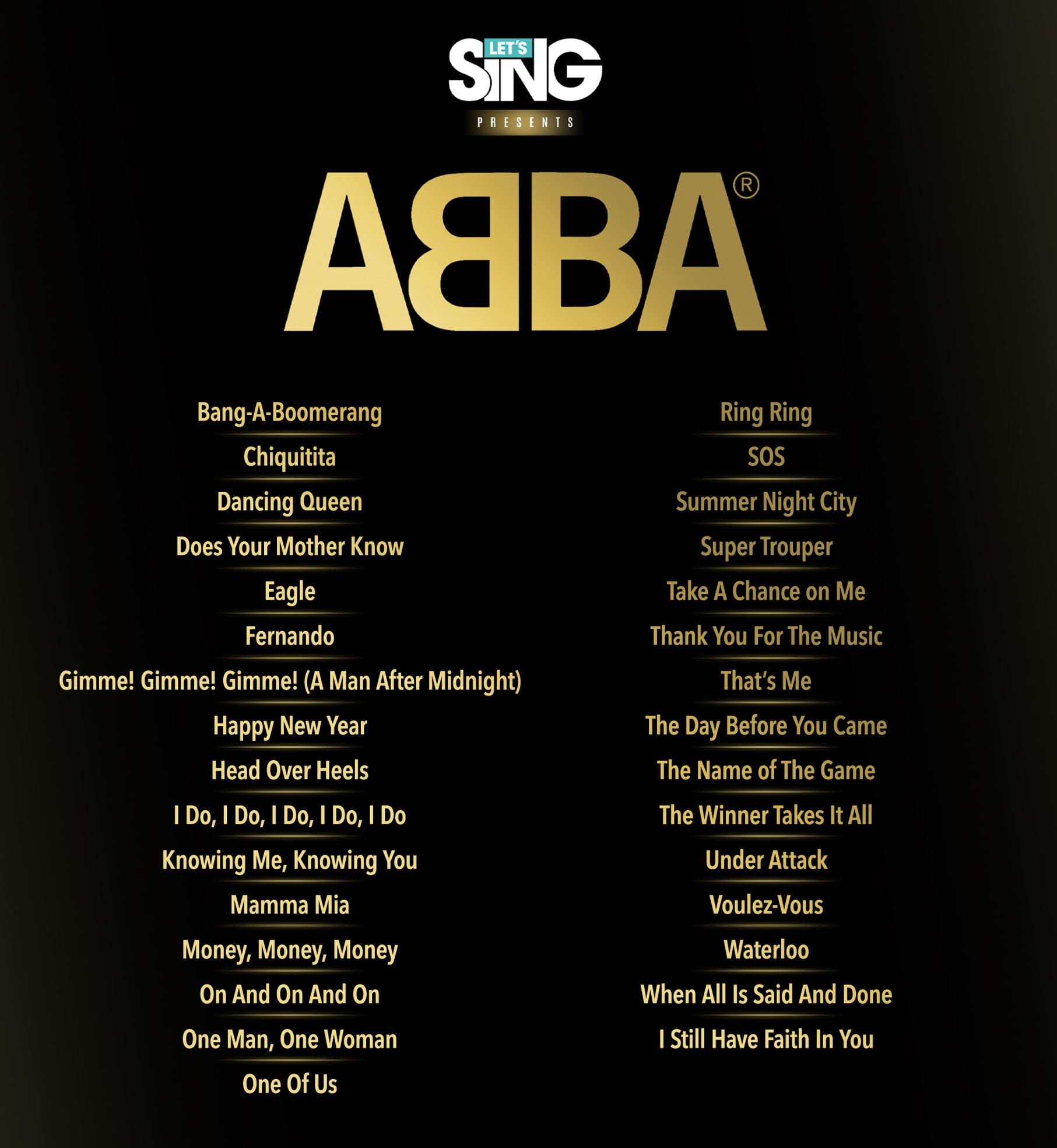 Let'S Sing Abba PS4 - [PAL ESP] - Nuevo