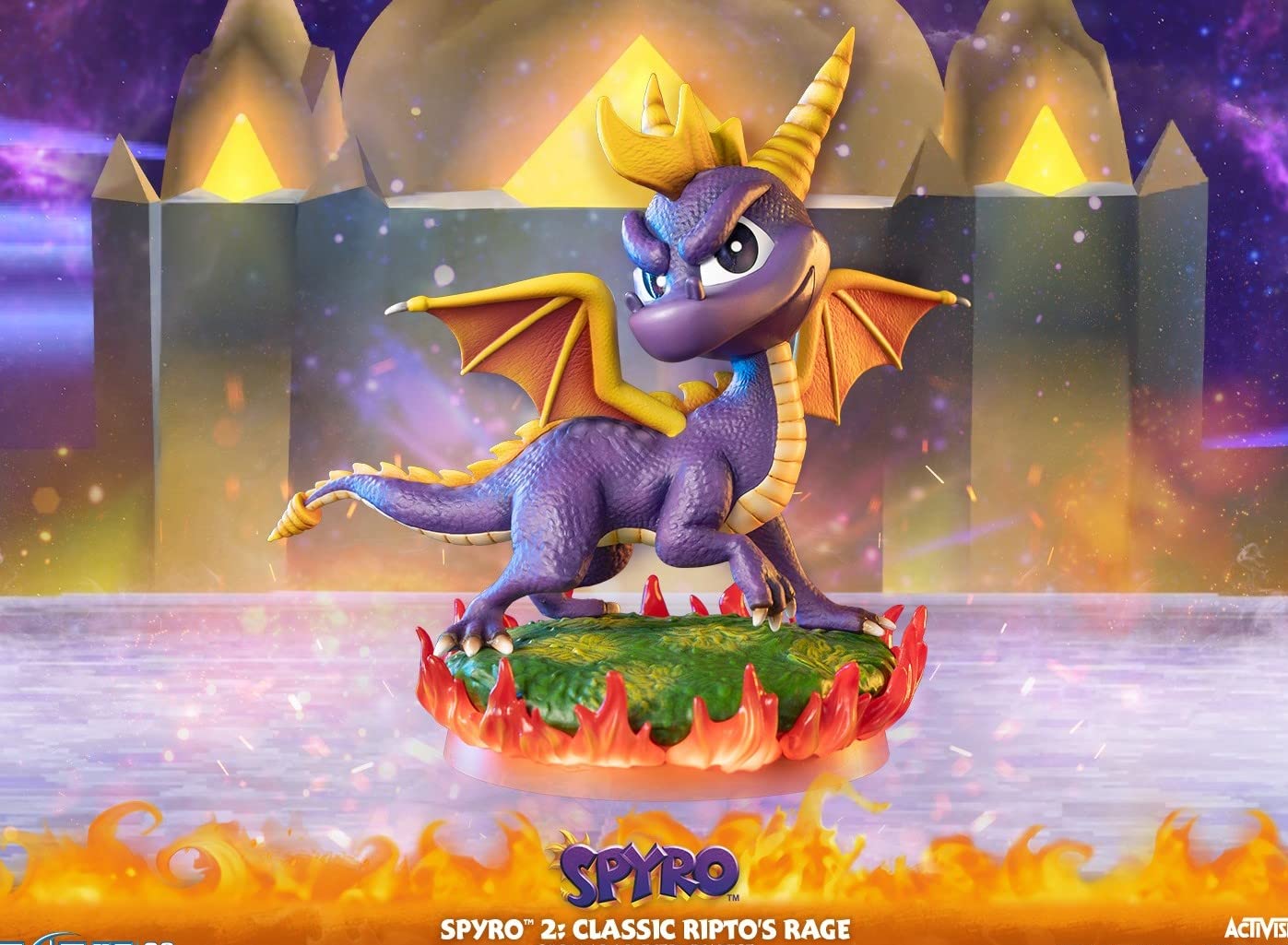First4Figures F4F Spyro 2 - Statue en PVC classique de Ripto's Rage (édition standard) (20 cm) (SPY2ST)