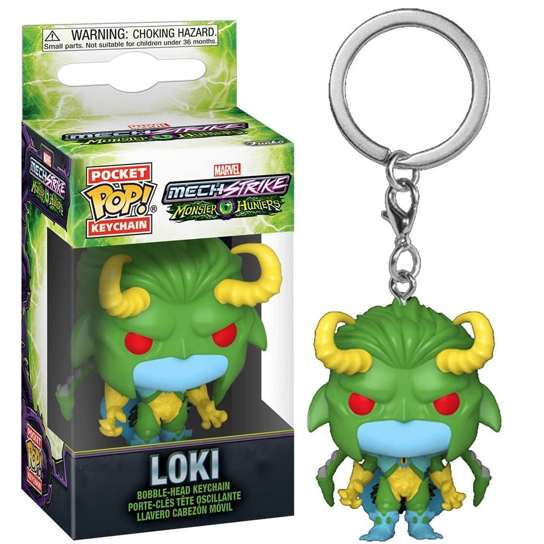 Llavero Funko Pop! Monster Hunters Loki Marvel Comics - Coleccionable