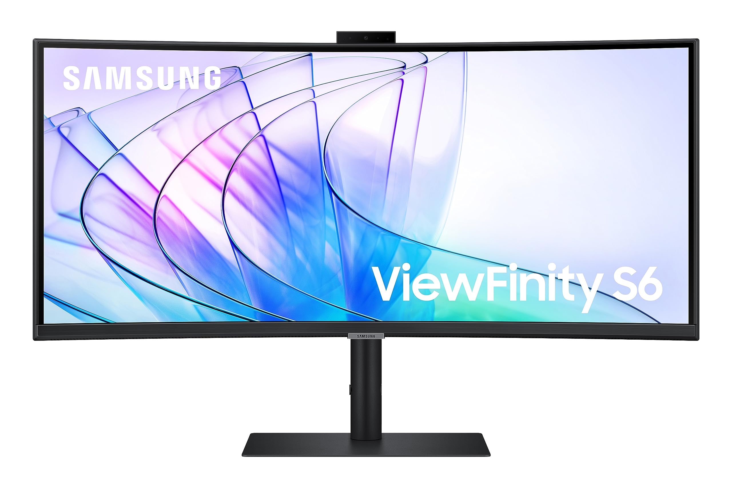 Monitor Profesional Ultraparonámico Curvo Samsung ViewFinity S6 S34C652VAU 34'/ UWQHD/ Webcam/ Multimedia/ Negro