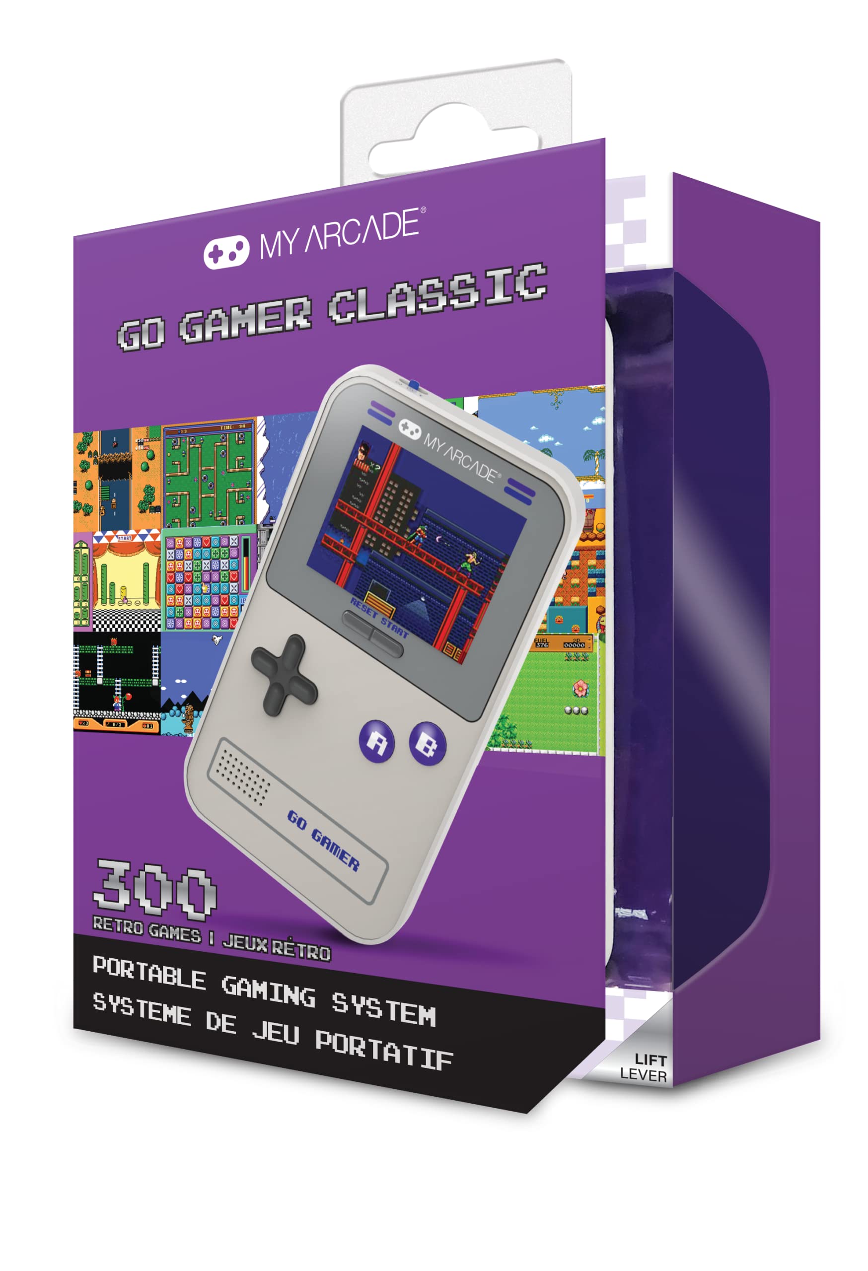 Go Gamer Classic 300 Jeu En 1 Gris Et Violet