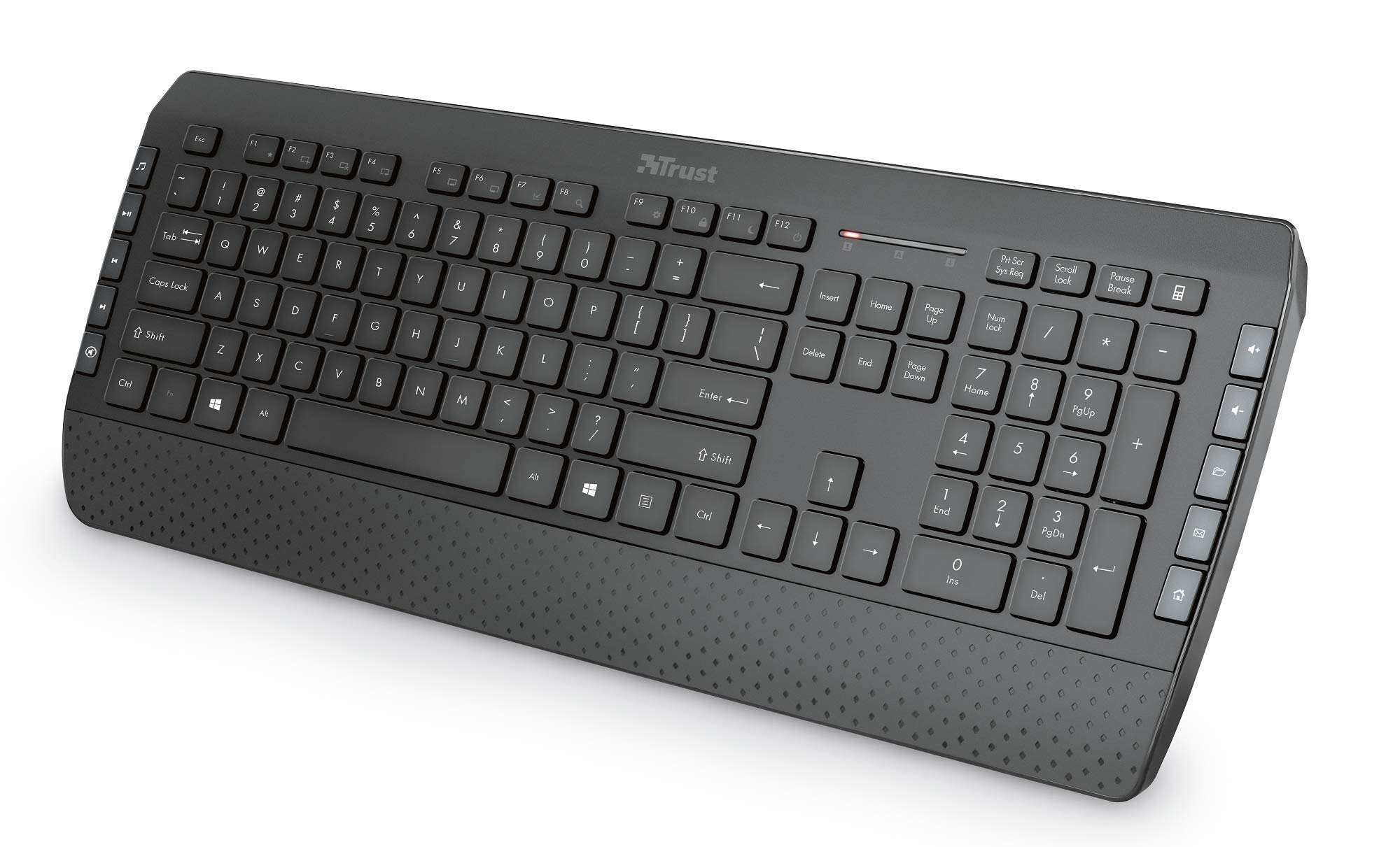 Trust Tecla-2 - Teclado Y RatóN InaláMbricos, Silencioso, Qwerty EspañOl, Negro