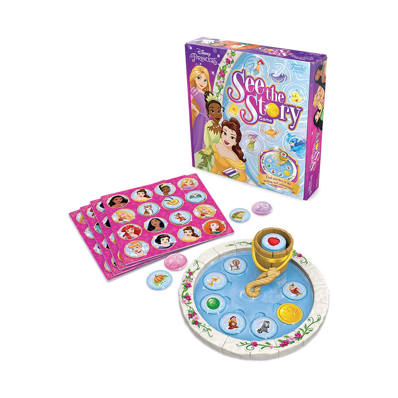 Juego De Tablero Funko Games Disney Princess See The Story #53754