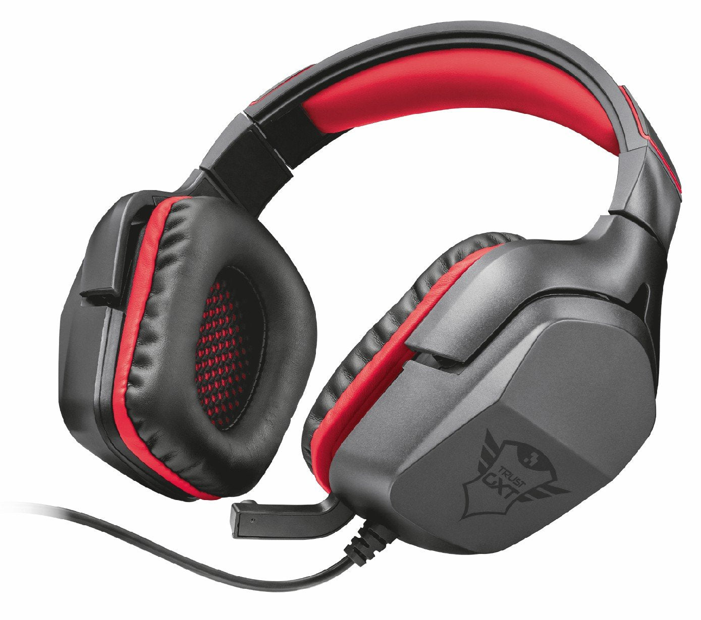 Trust Gaming Gxt 344 Creon - Auriculares Gaming Para Pc, PS4 - y Xbox con micrófono Ajustable y Sonido estéreo, Color Negro