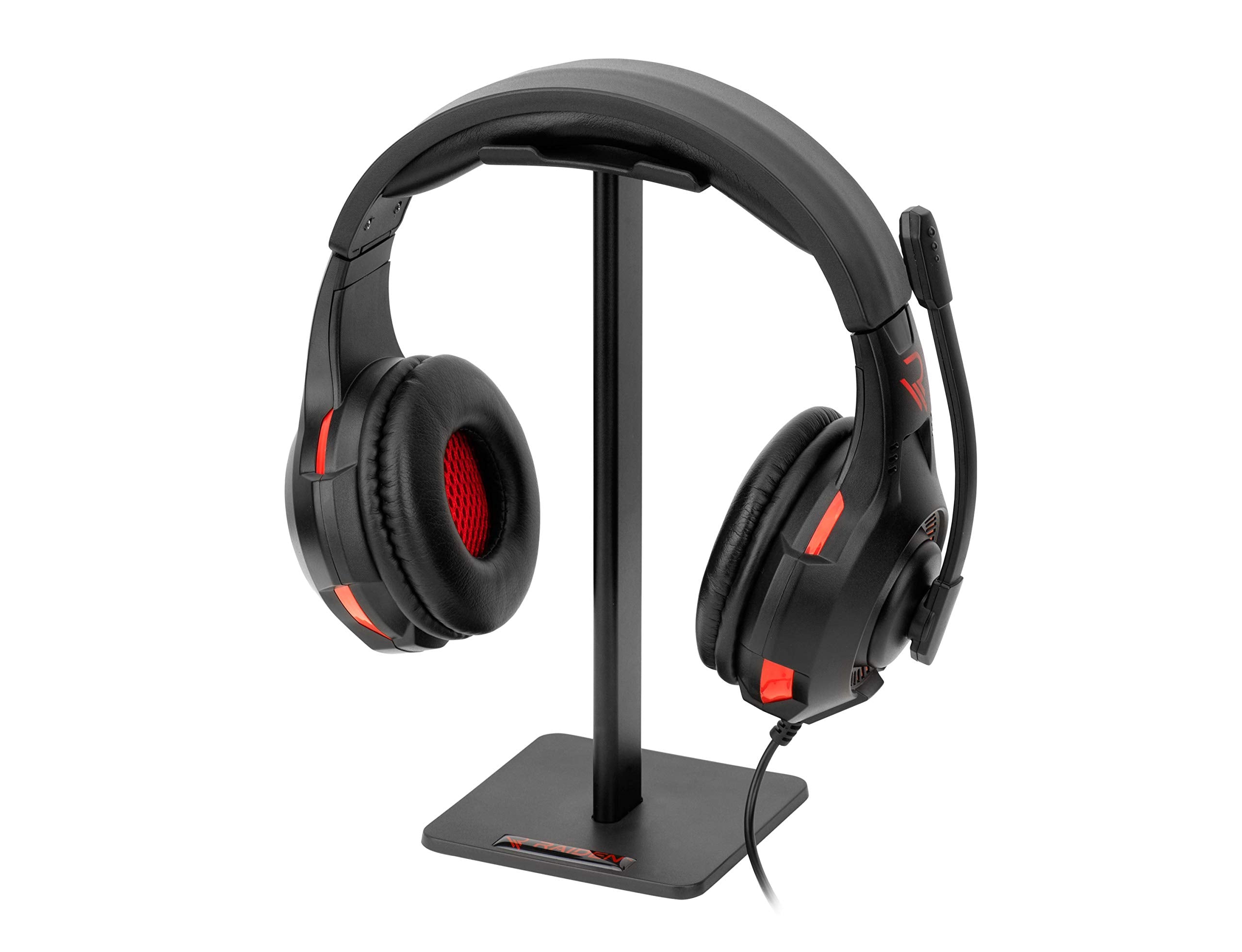 - Raiden - Paquete De Accesorios De Juego 5 En 1 Para Pc - Teclado Qwerty - RatóN - Alfombrillas - Soporte Para Auriculares Y Cascos (Windows 8)