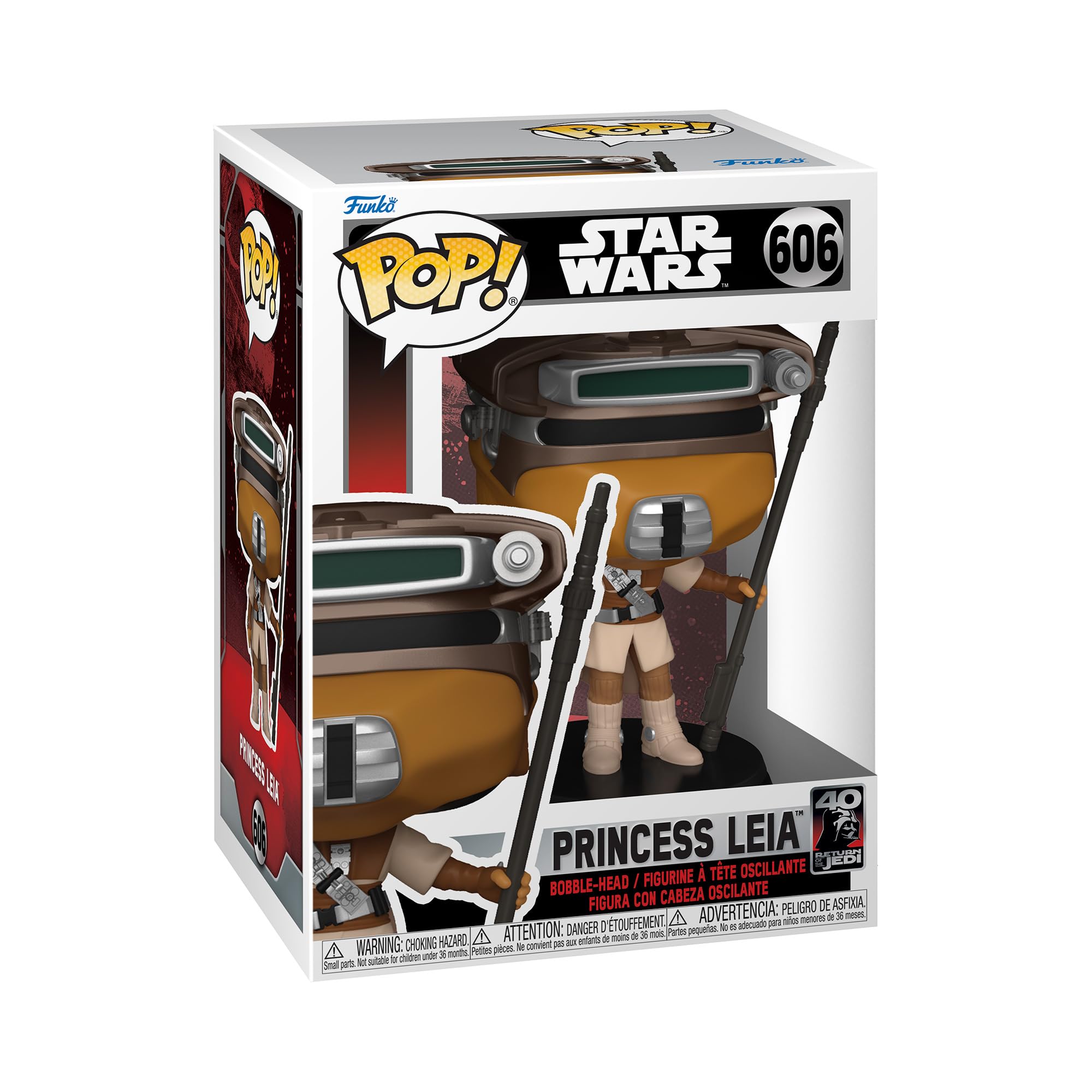 Funko Pop! Star Wars: Rotj 40th - Leia - (Boushh) - Figura De Vinilo Coleccionable - Idea De Regalo- Mercancia Oficial - Juguetes Para NiñOs Y Adultos - Movies Fans - MuñEco Para Coleccionistas