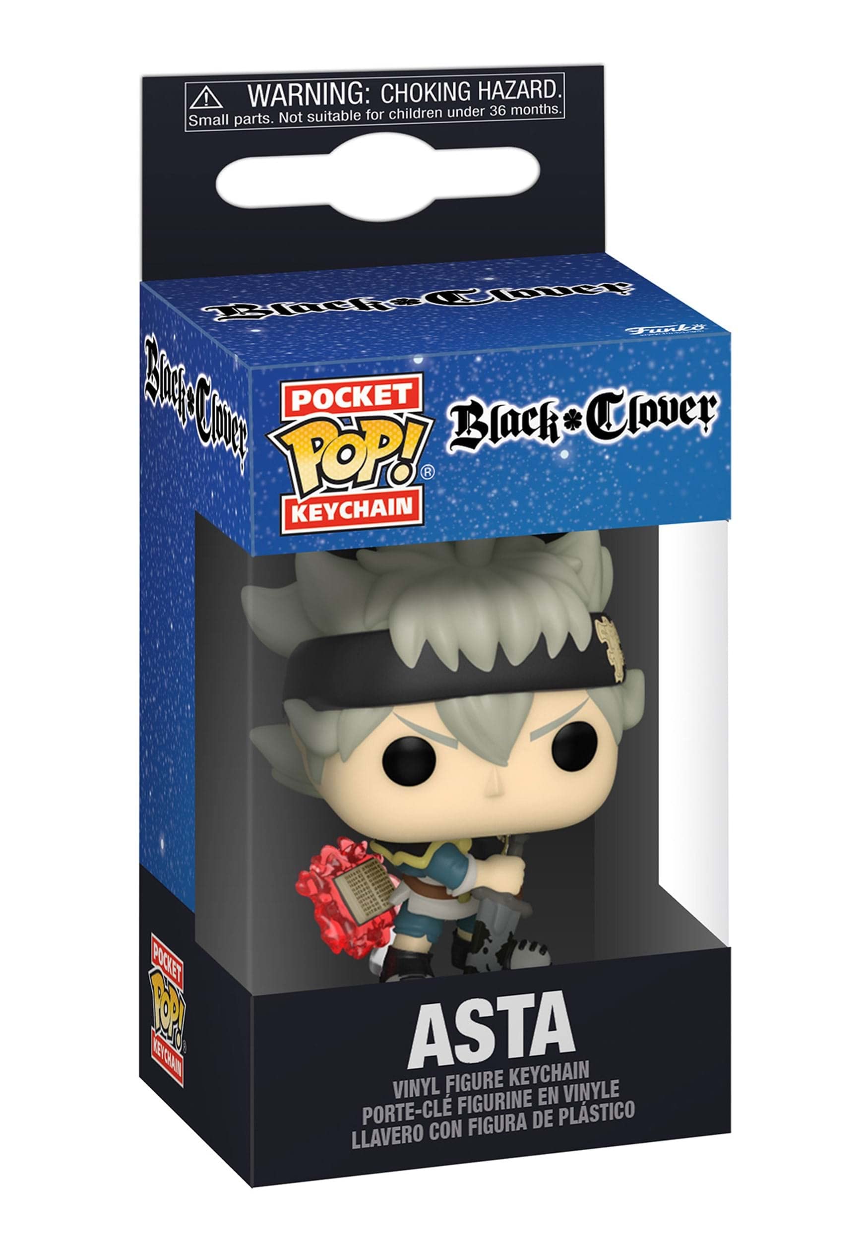 Llavero Funko Pop! Black Clover Asta - Minifigura Coleccionable (Merchandising)
