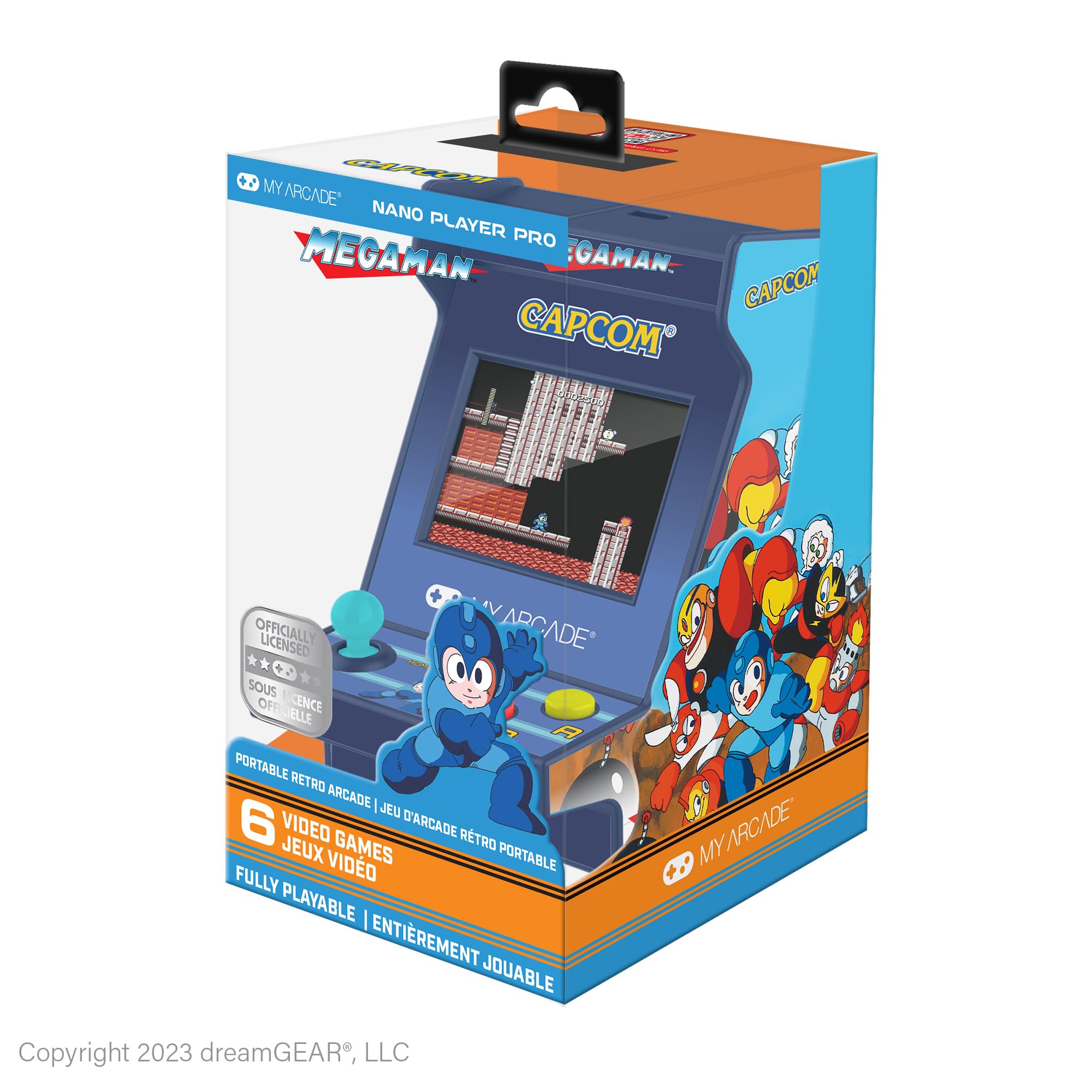 My Arcade Mega Man Nano Player Pro Arcade Retro PortáTil (6 Juegos En 1)