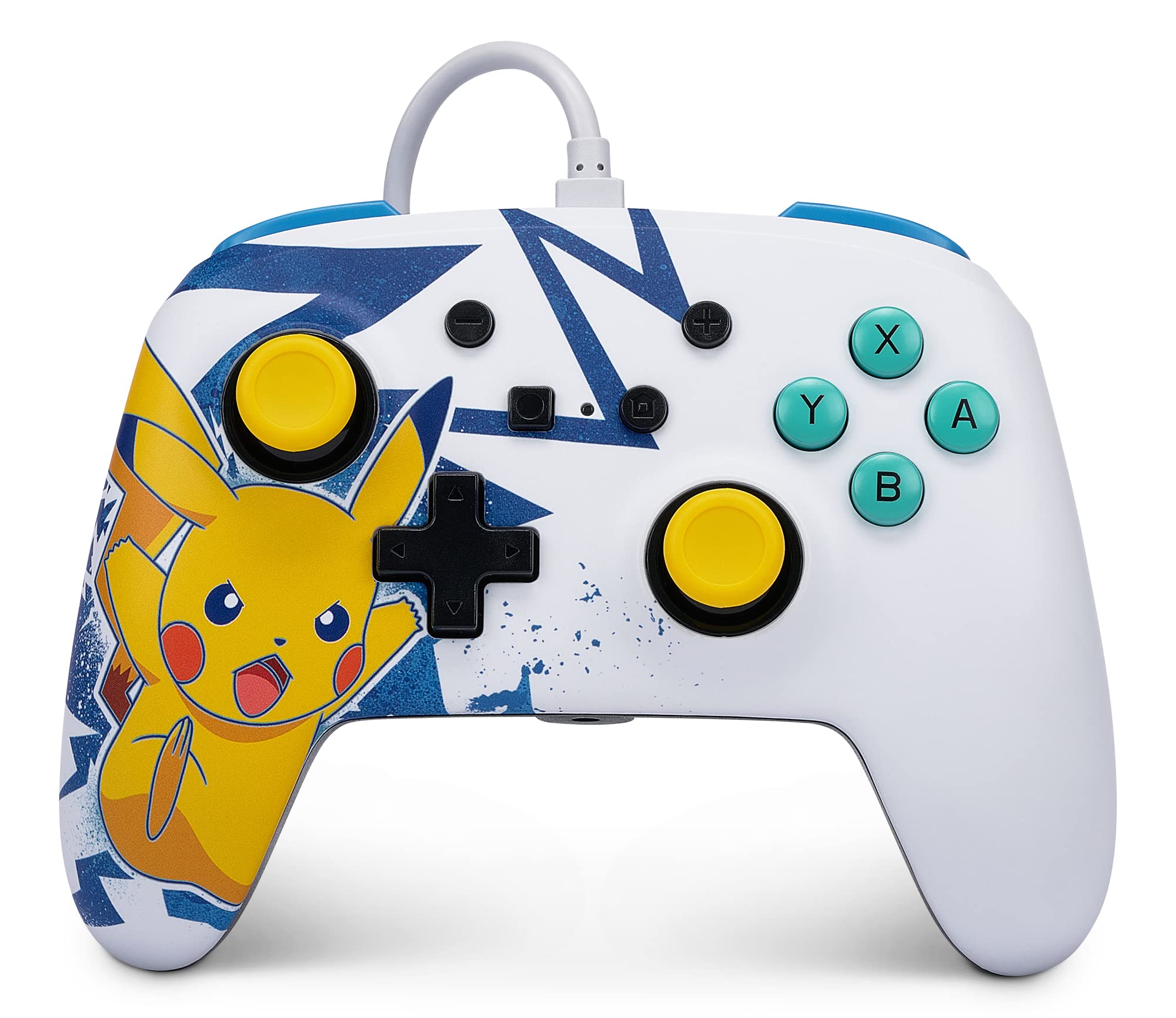 Mando Nintendo Switch Powera Mejorado Con Cable Pikachu High Voltage - Edición especial