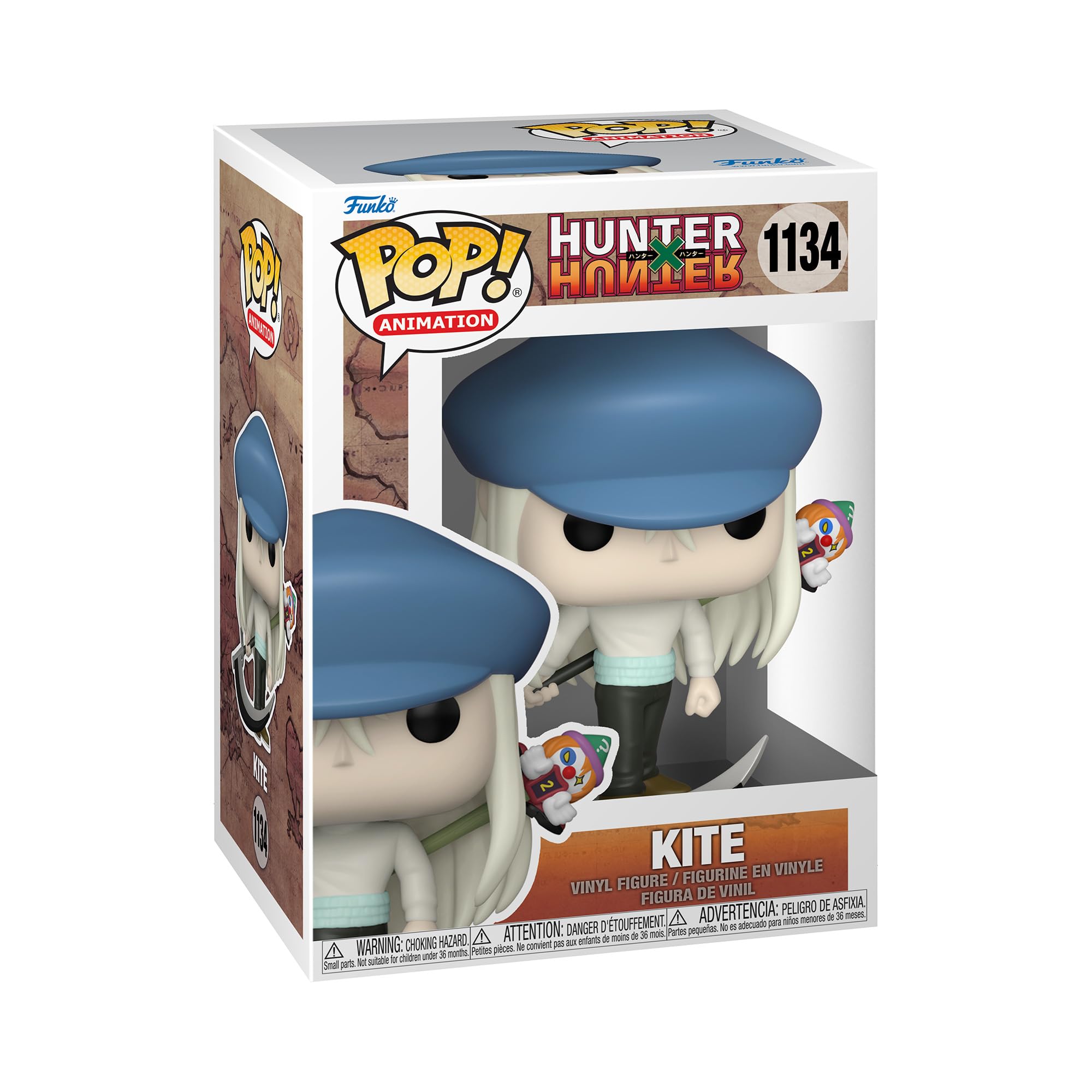Funko Pop! Animation: Hunter X Hunter - Hxh - Kite With Scythe - Hunter X Hunter (Hxh) - Figura De Vinilo Coleccionable - Idea De Regalo- Mercancia Oficial - Juguetes Para NiñOs Y Adultos