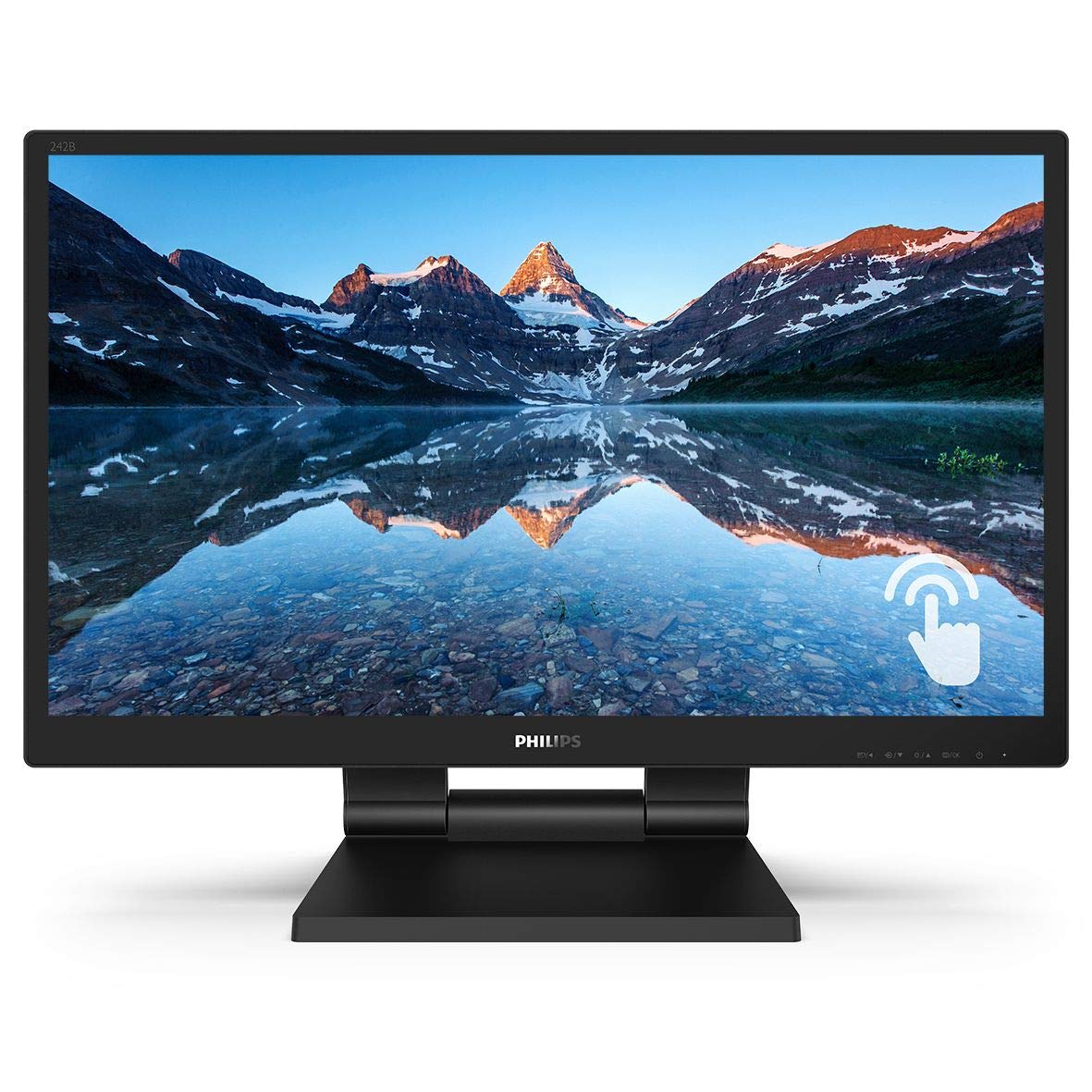 Monitor Profesional Táctil Philips 242B9T 23.8'/ Full HD/ Multimedia/ Negro