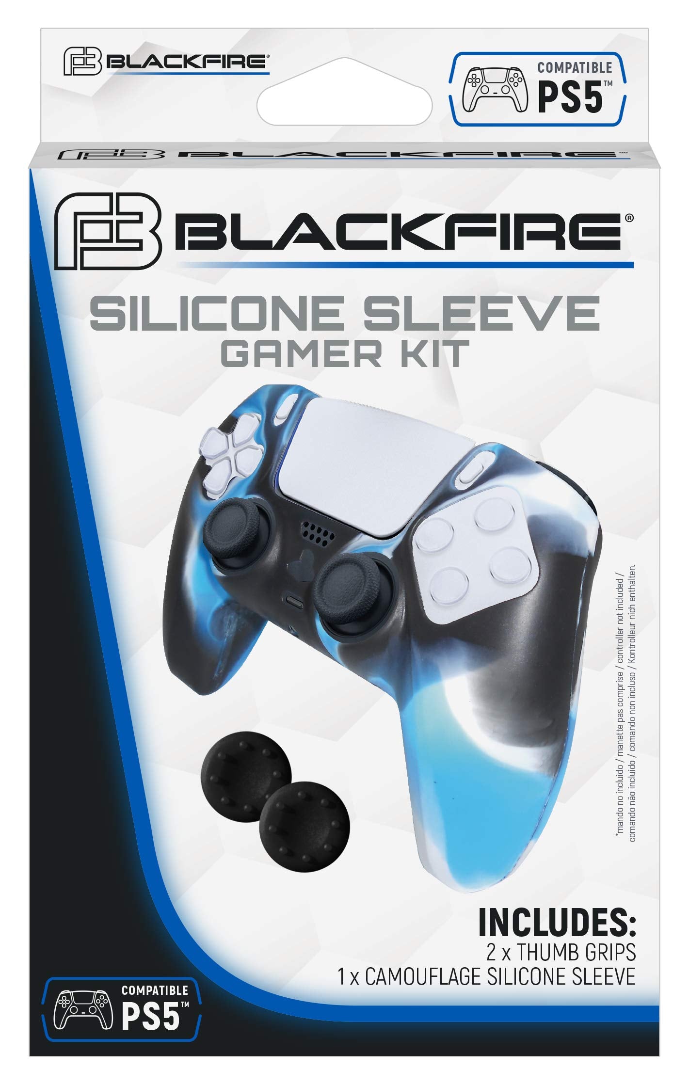 Ardistel - Kit Gamer Housse Silicone Blackfire Ps5 (Playstation 5)
