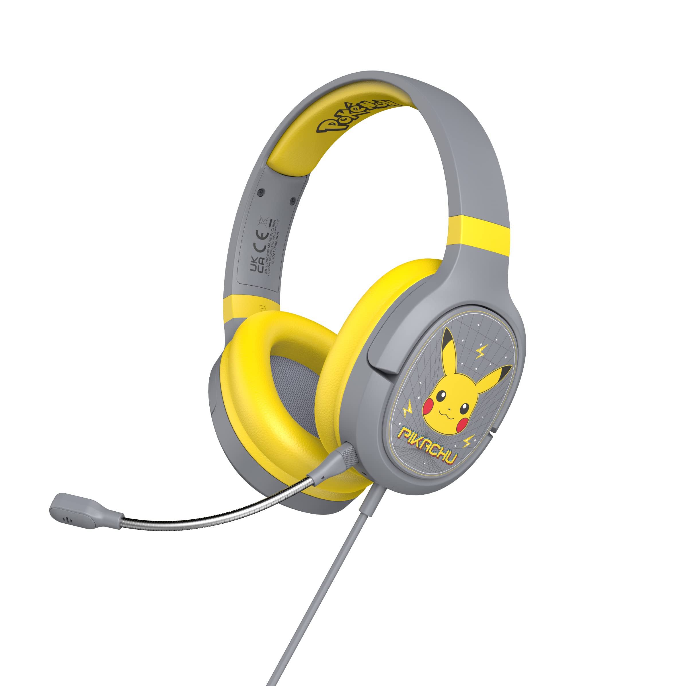 Otl Technologies PokéMon Pikachu Grey Pro G1 Auriculares Para Juegos