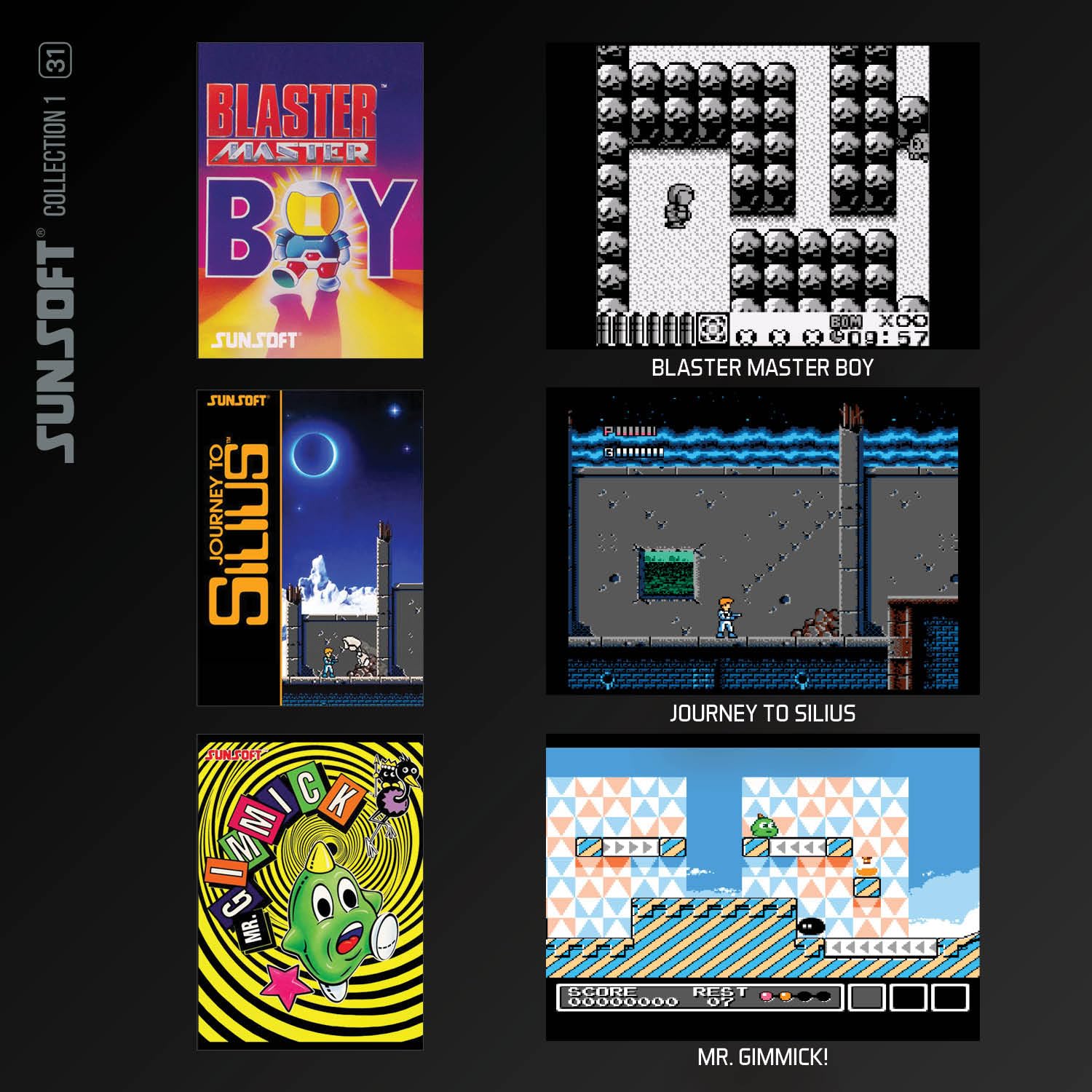 Cartucho Blaze Entertainment Evercade Sunsoft Collection 1 (Retro)