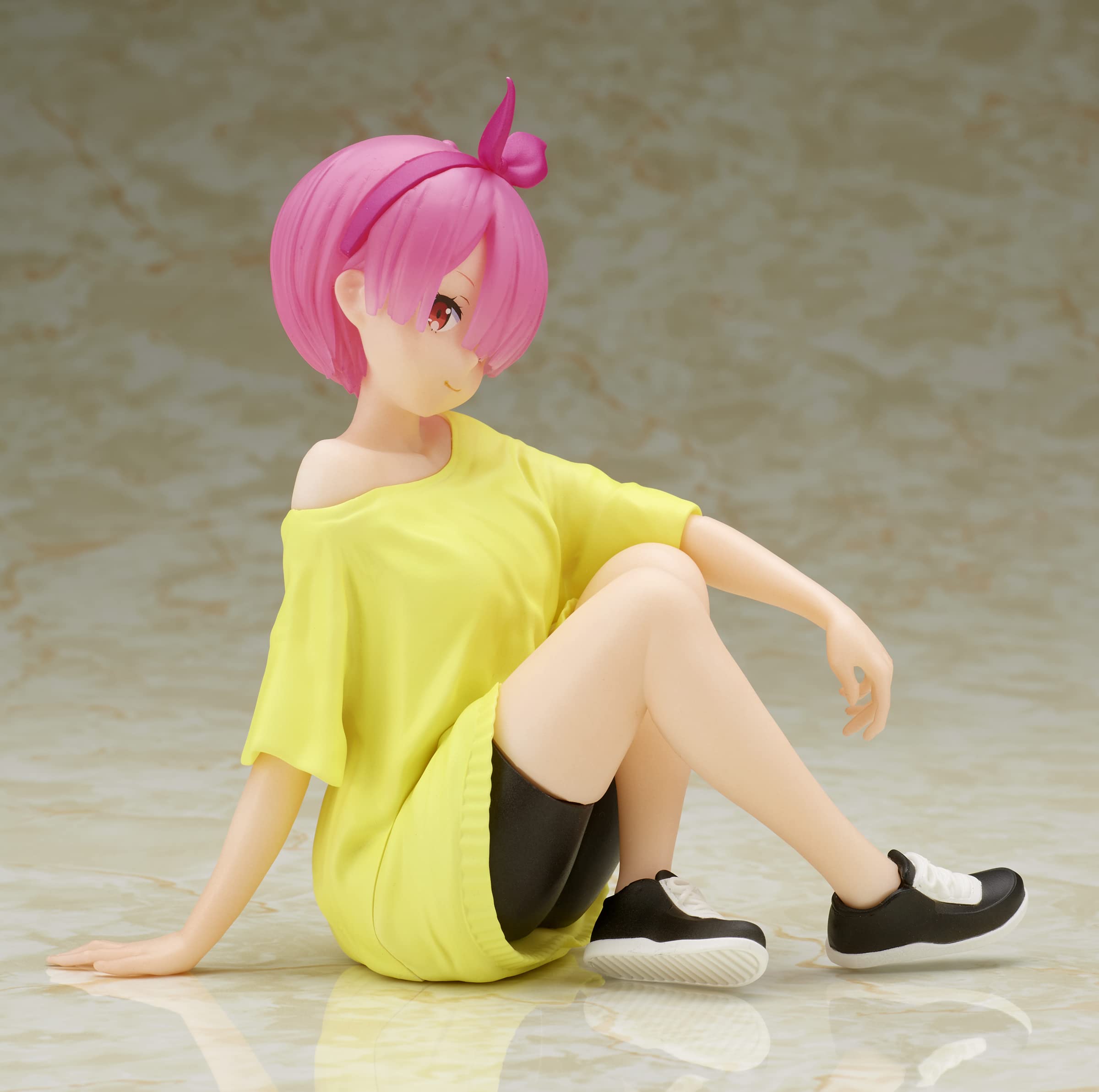 Banpresto Bp18590 Figura De AccióN Ram Training Style Re: Zero -Starting Life In Another World - Relax Time 14 Cm, Multicolor