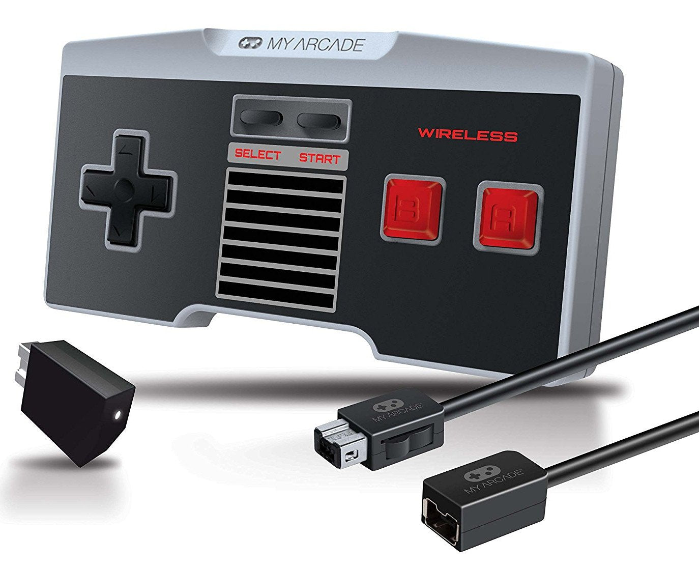 Retro Gaming - Kit Combo : Manette sans fil pour Nes Classic + Câble 3M