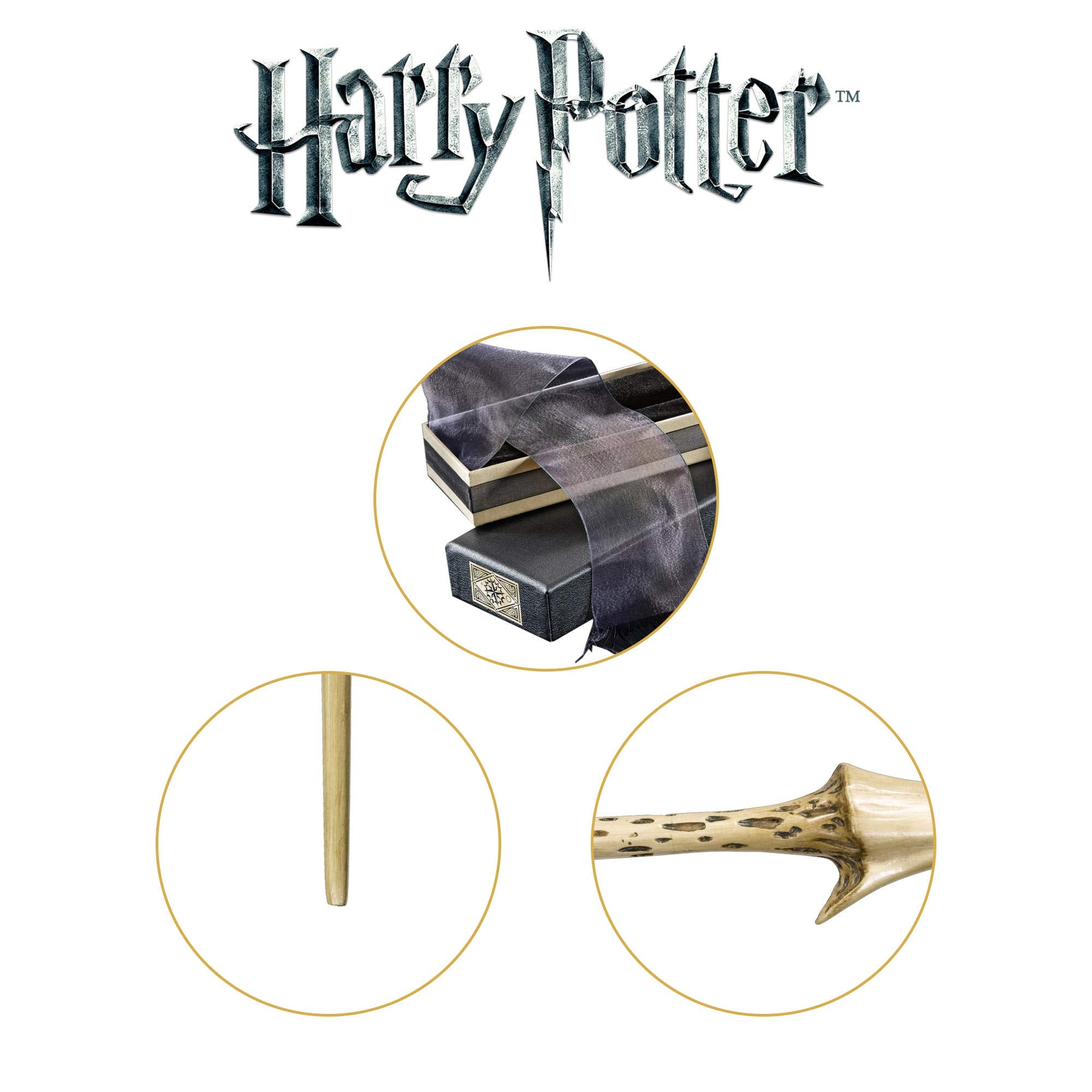 The Noble Collection Réplique de la baguette de Lord Voldemort dans une boîte Ollivanders