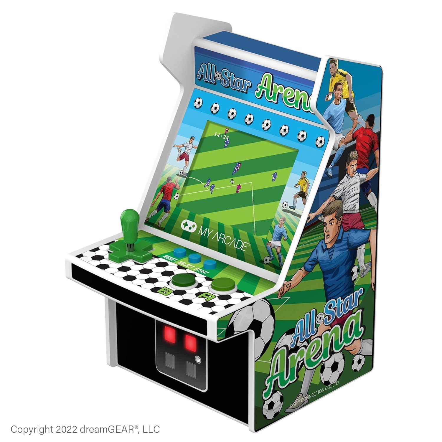 My Arcade Micro Jugador All-Star Arena Mini Cabina Retro, 307 Juegos En 1