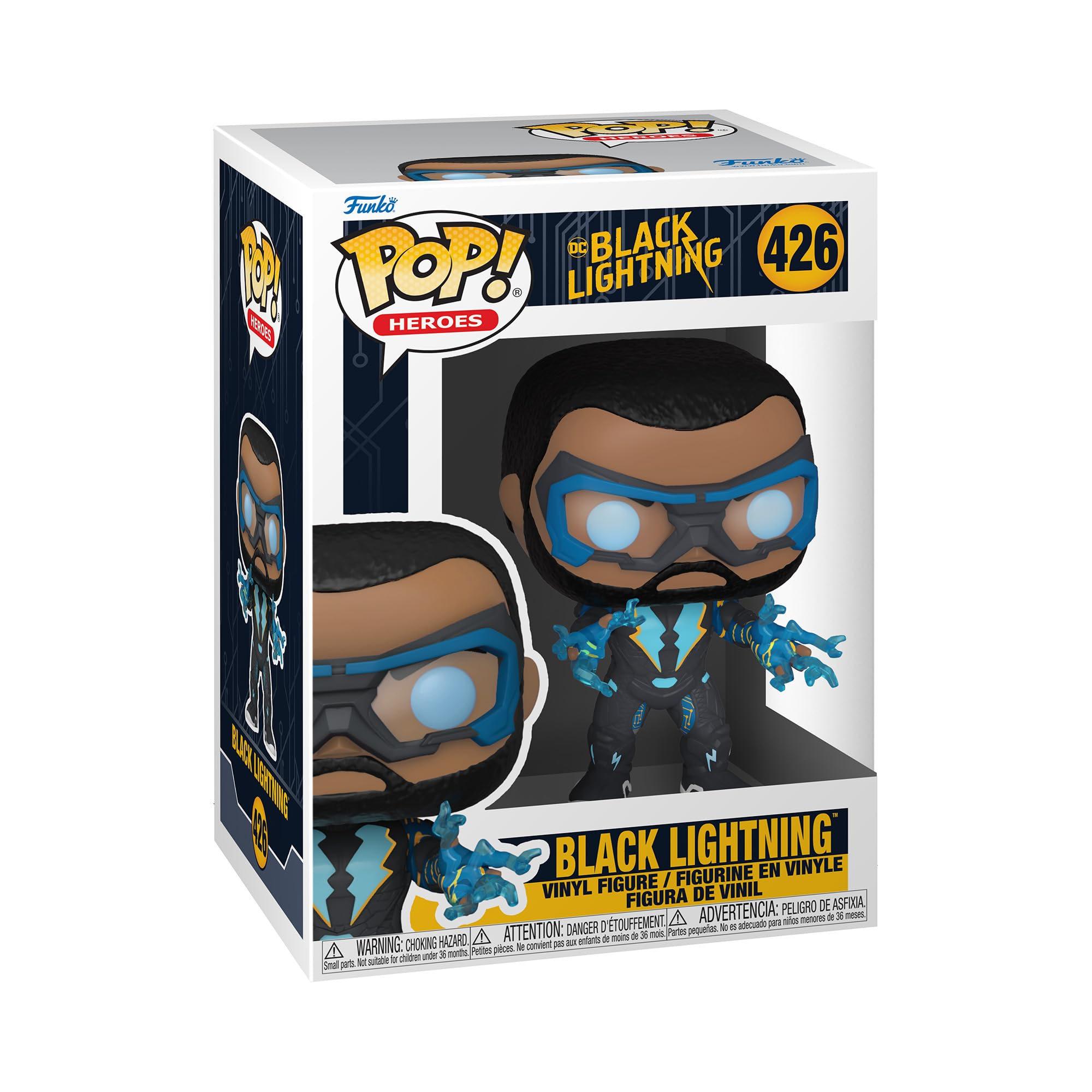 Funko Pop! Heroes: Black Lightning - Figura De Vinilo Coleccionable - Idea De Regalo- Mercancia Oficial - Juguetes Para NiñOs Y Adultos - Tv Fans - MuñEco Para Coleccionistas Y ExposicióN
