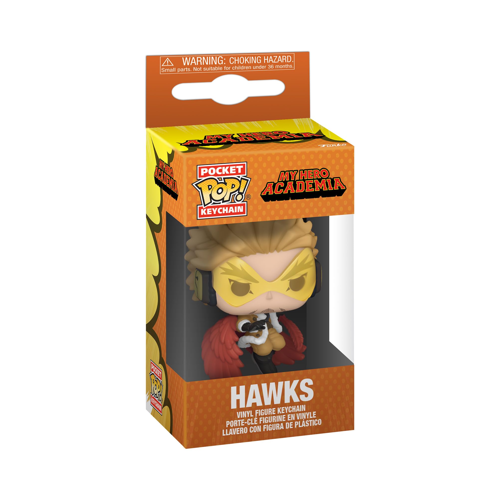 Llavero Funko Pop! My Hero Academia Hawks - Minifigura Coleccionable