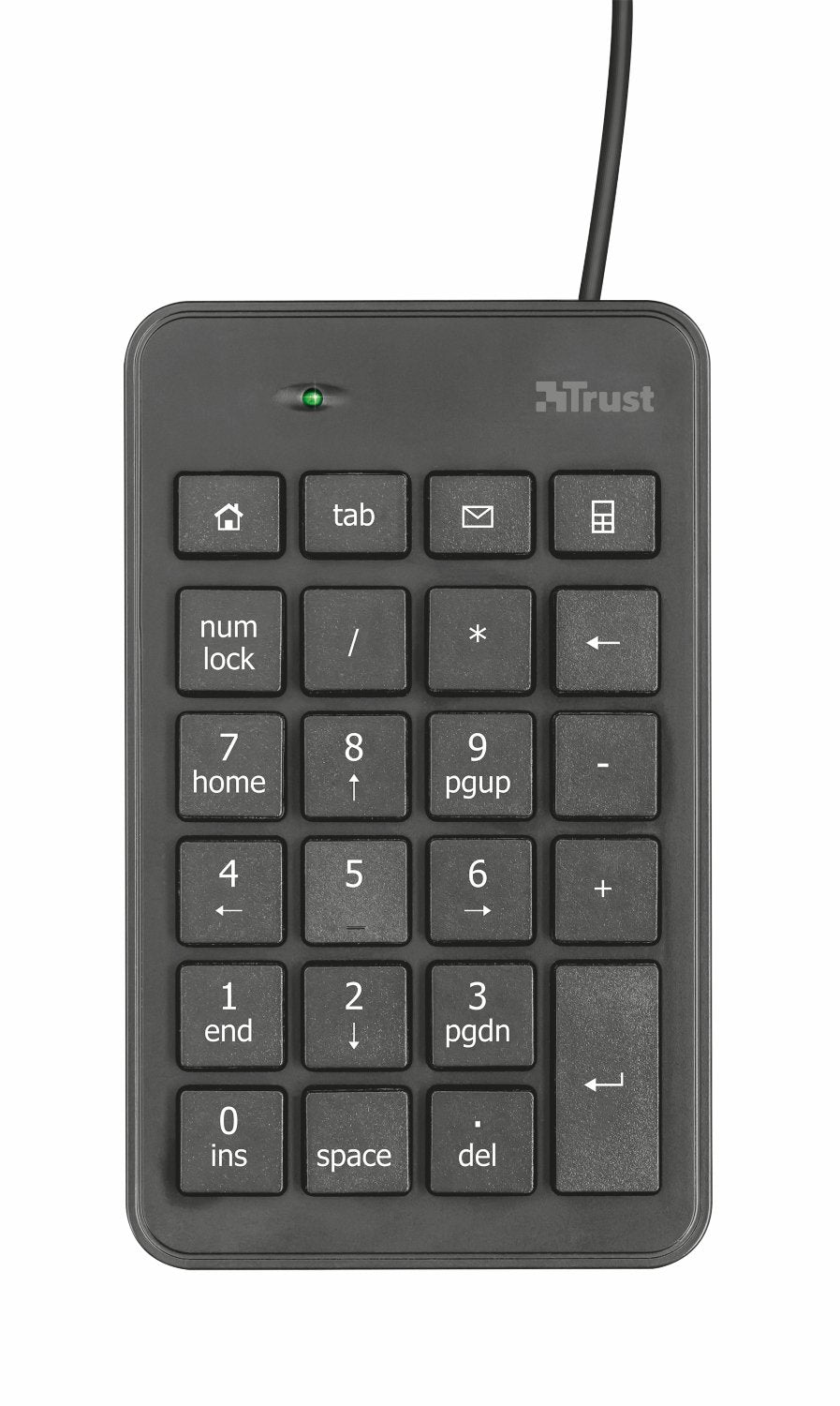 Trust Xalas - Teclado NuméRico Usb, Color Negro