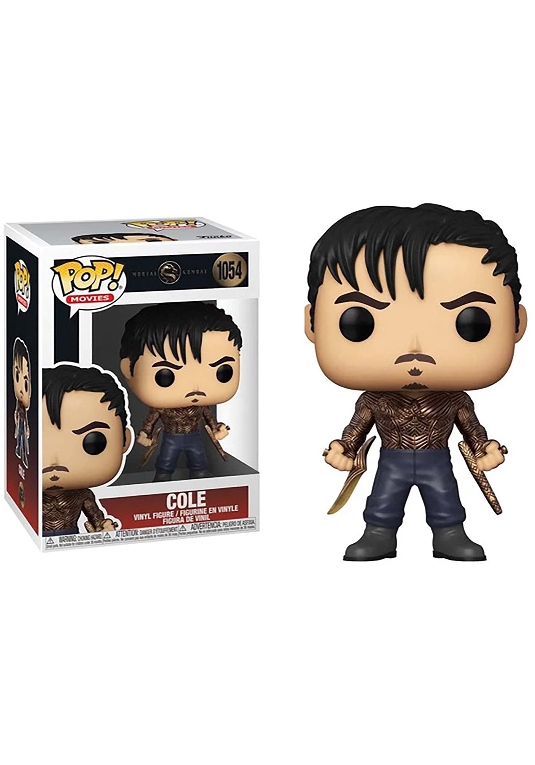 Funko Pop! Mortal Kombat - Cole - Collectable Vinyl Figure For Display - Gift Idea - Official Merchandise - Toys For Ki DS - & Adults - Games Fans - Model Figure For Collectors