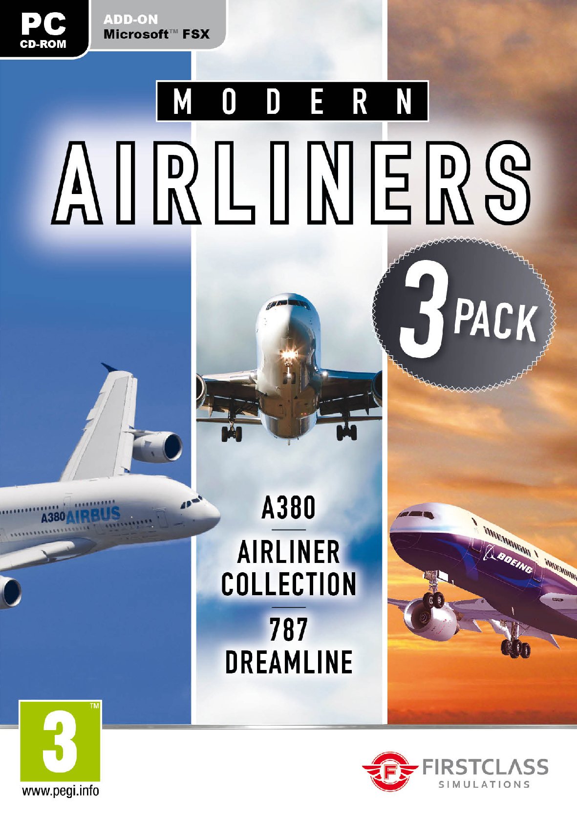 Modern Airliners Collection: A380 + Airliners + 787 Pc [Pal Esp] - Nuevo