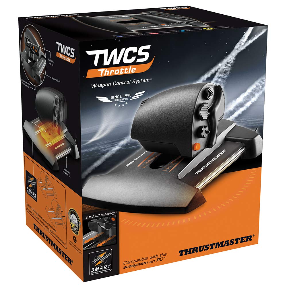 Mando Thrustmaster Twcs Throttle (Pc) - Sistema De Control De Armas Para SimulacióN