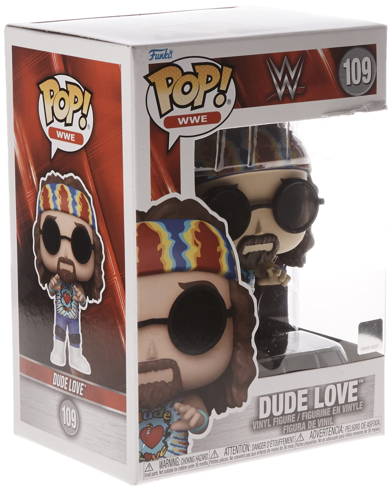 Funko Pop! Wwe: Dude Love - Mick Foley - Figura De Vinilo Coleccionable - Idea De Regalo- Mercancia Oficial - Juguetes Para NiñOs Y Adultos - Sports Fans - MuñEco Para Coleccionistas Y ExposicióN