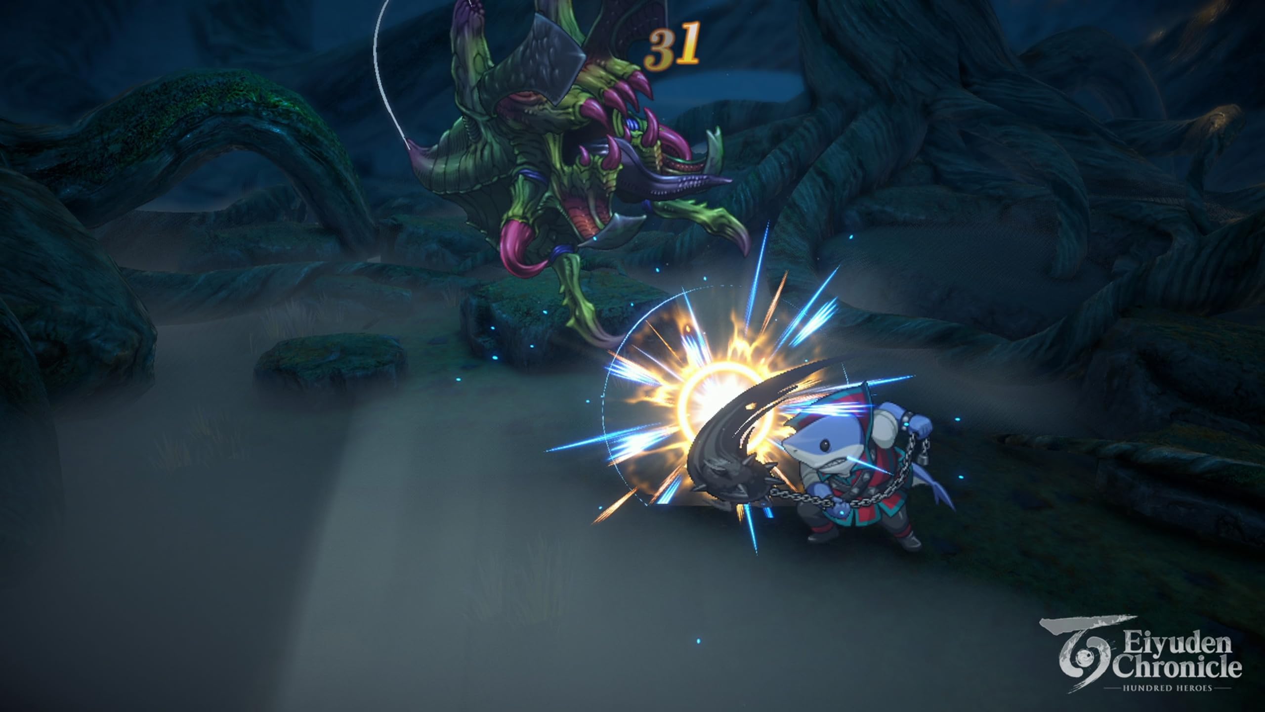 505 Games Eiyuden Chronicle: Hundred Heroes - Increíble JRPG con Más de 100 Personajes Únicos, Combates por Turnos y Arte Pixelado en un Mundo 3D Fascinante