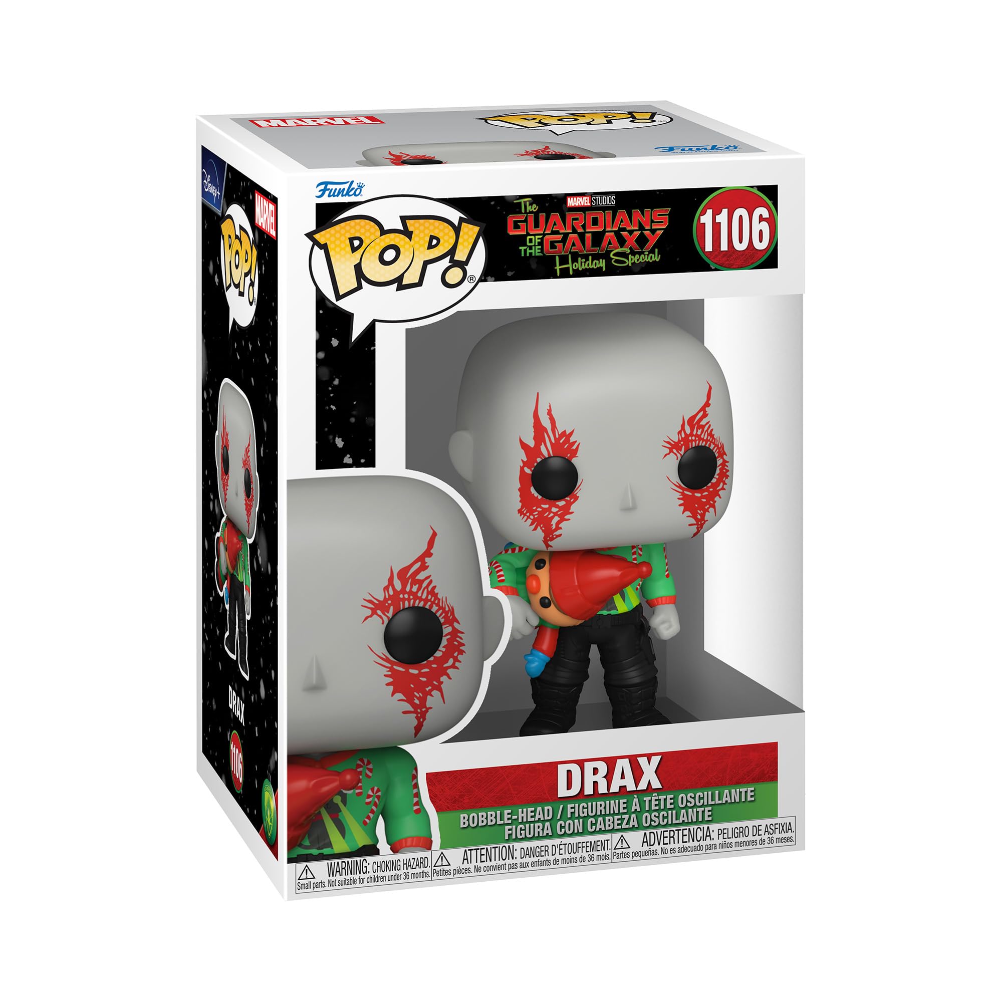 Funko Pop! Marvel: Guardians Of The Galaxy Holiday Special - Drax - Figura De Vinilo Coleccionable - Idea De Regalo- Mercancia Oficial - Juguetes Para NiñOs Y Adultos - Movies Fans