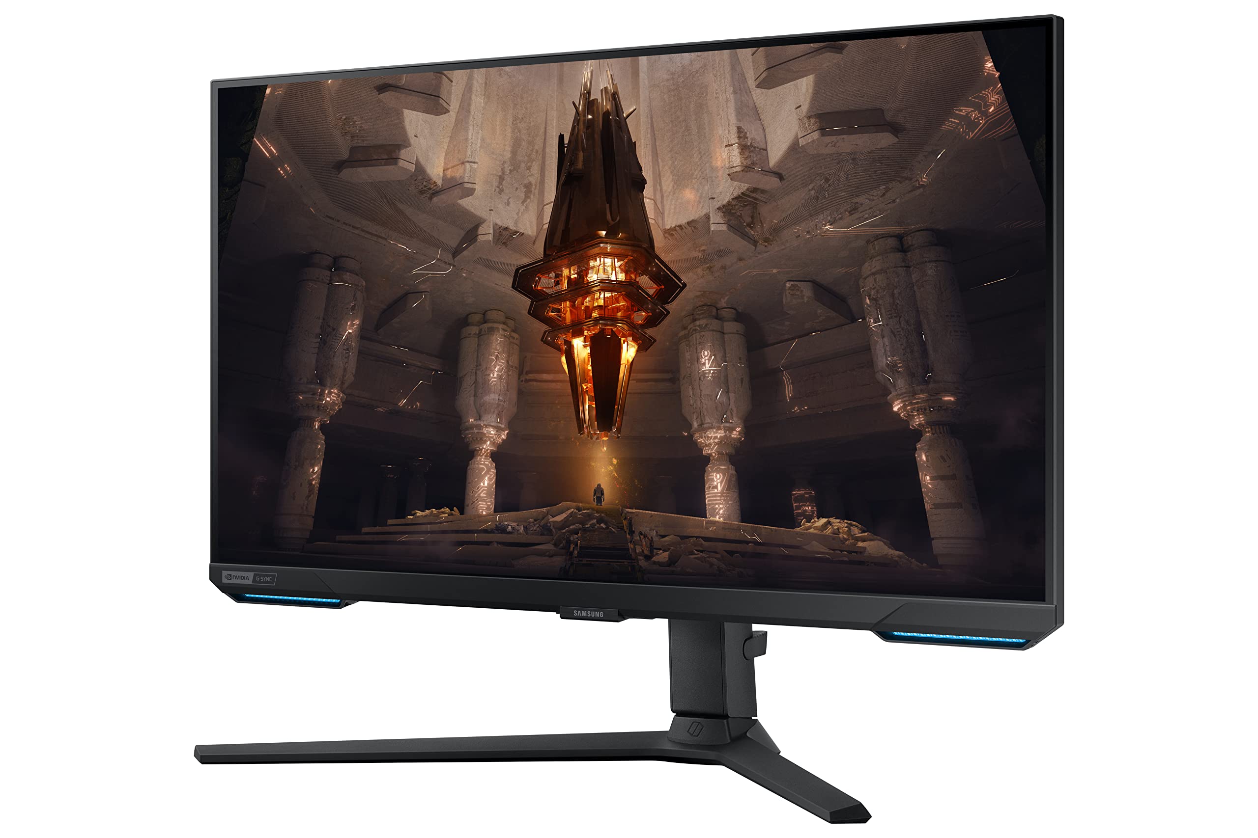 Smart Monitor Gaming Samsung Odyssey G7 S28BG700EP 28'/ 4K/ 1ms/ 144Hz/ IPS/ Regulable en altura/ Smart TV/ Multimedia/ Negro