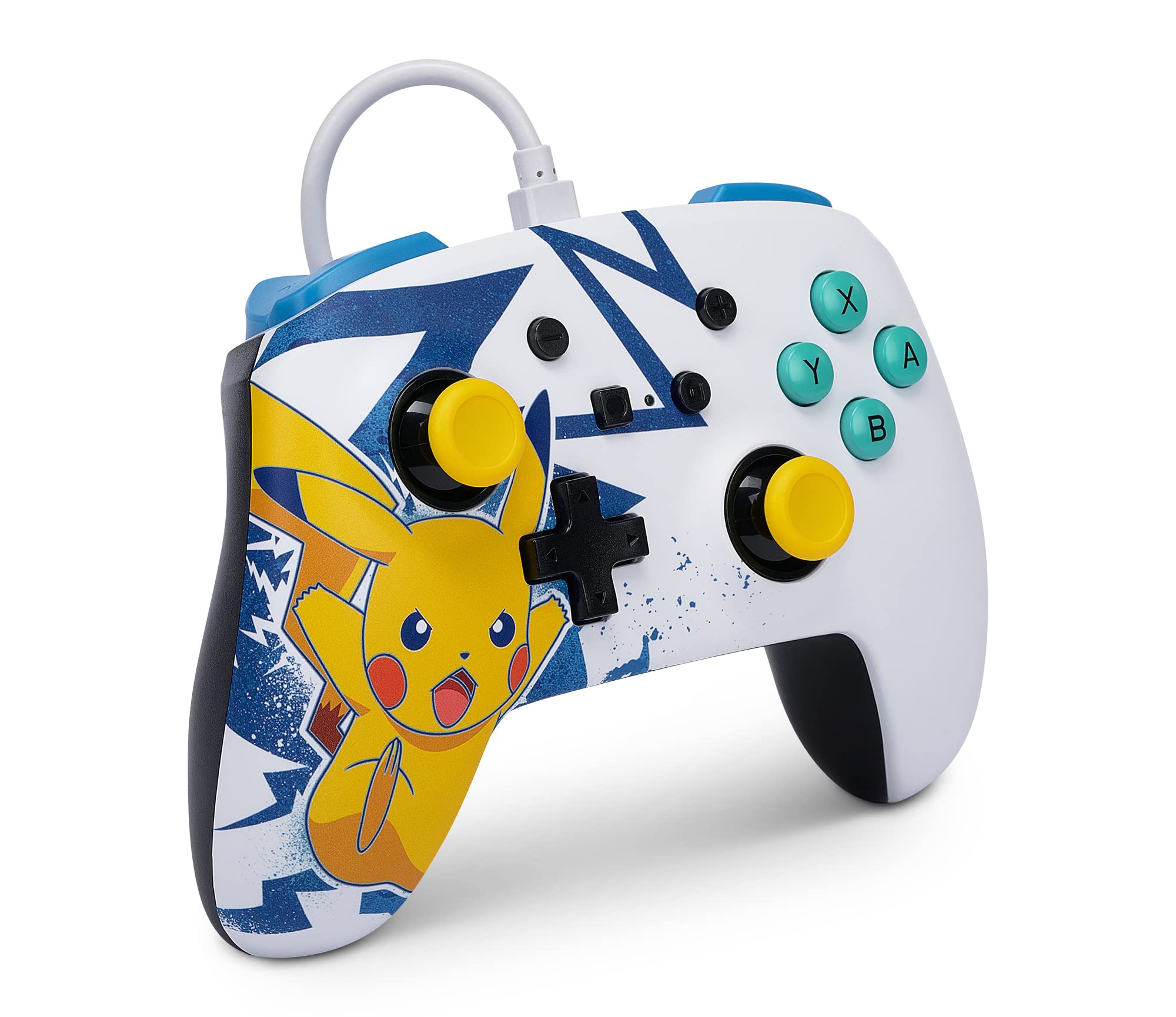 Mando Nintendo Switch Powera Mejorado Con Cable Pikachu High Voltage - Edición especial