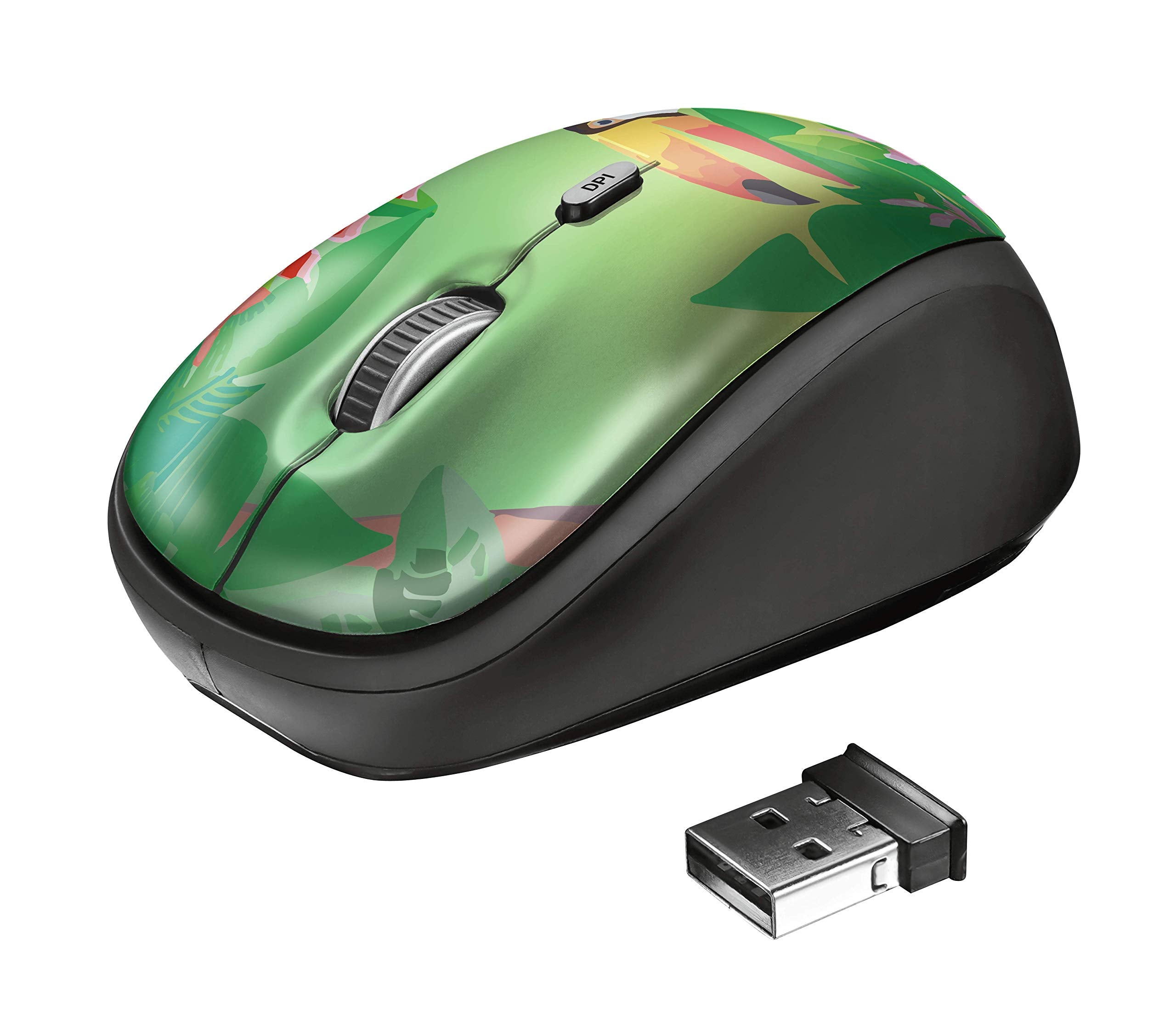 Souris sans fil Trust Yvi - Verte