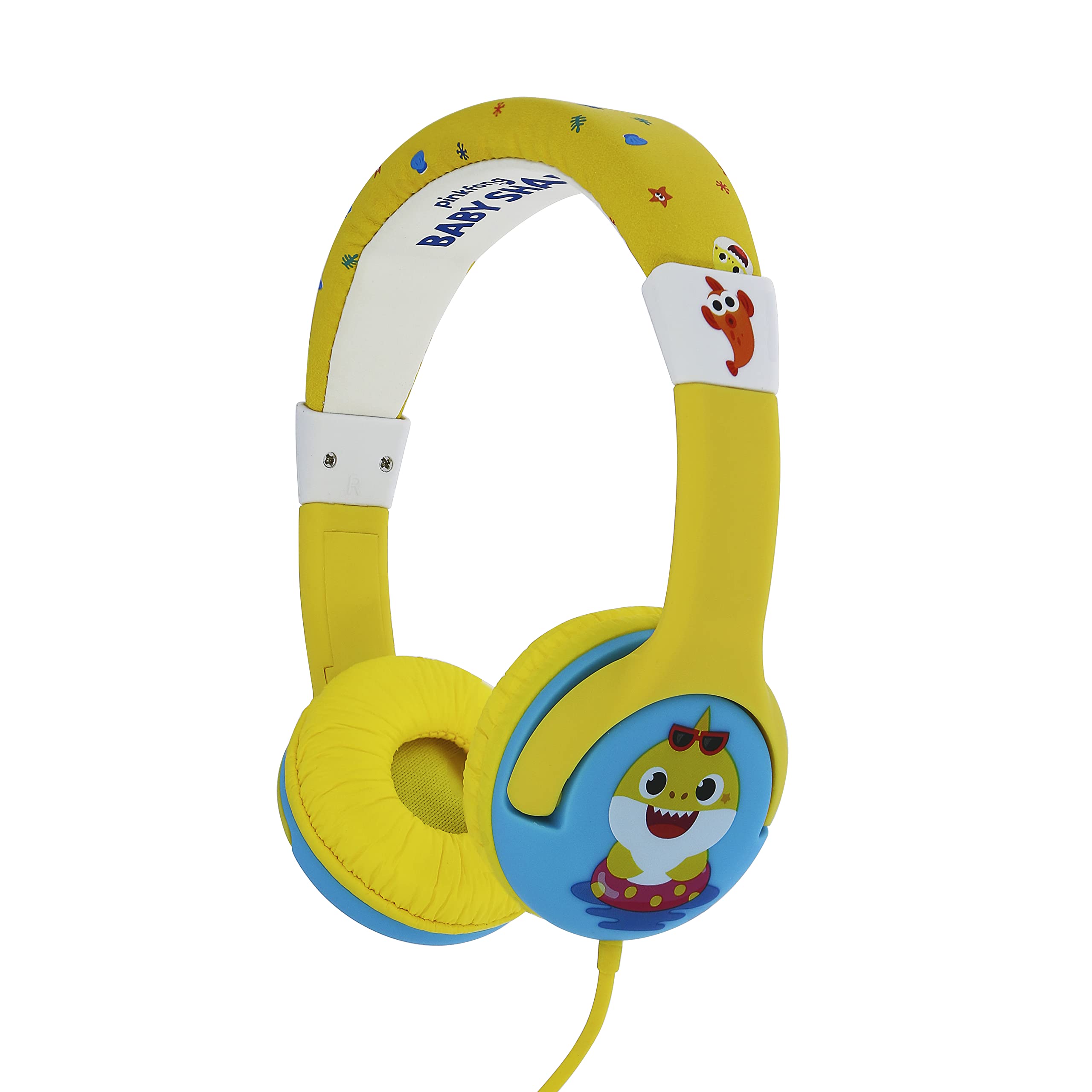 Otl Technologies Baby Shark Bs0845 Holiday With Oli - Auriculares De Diadema Para NiñOs (3 A 7 AñOs), Color Amarillo
