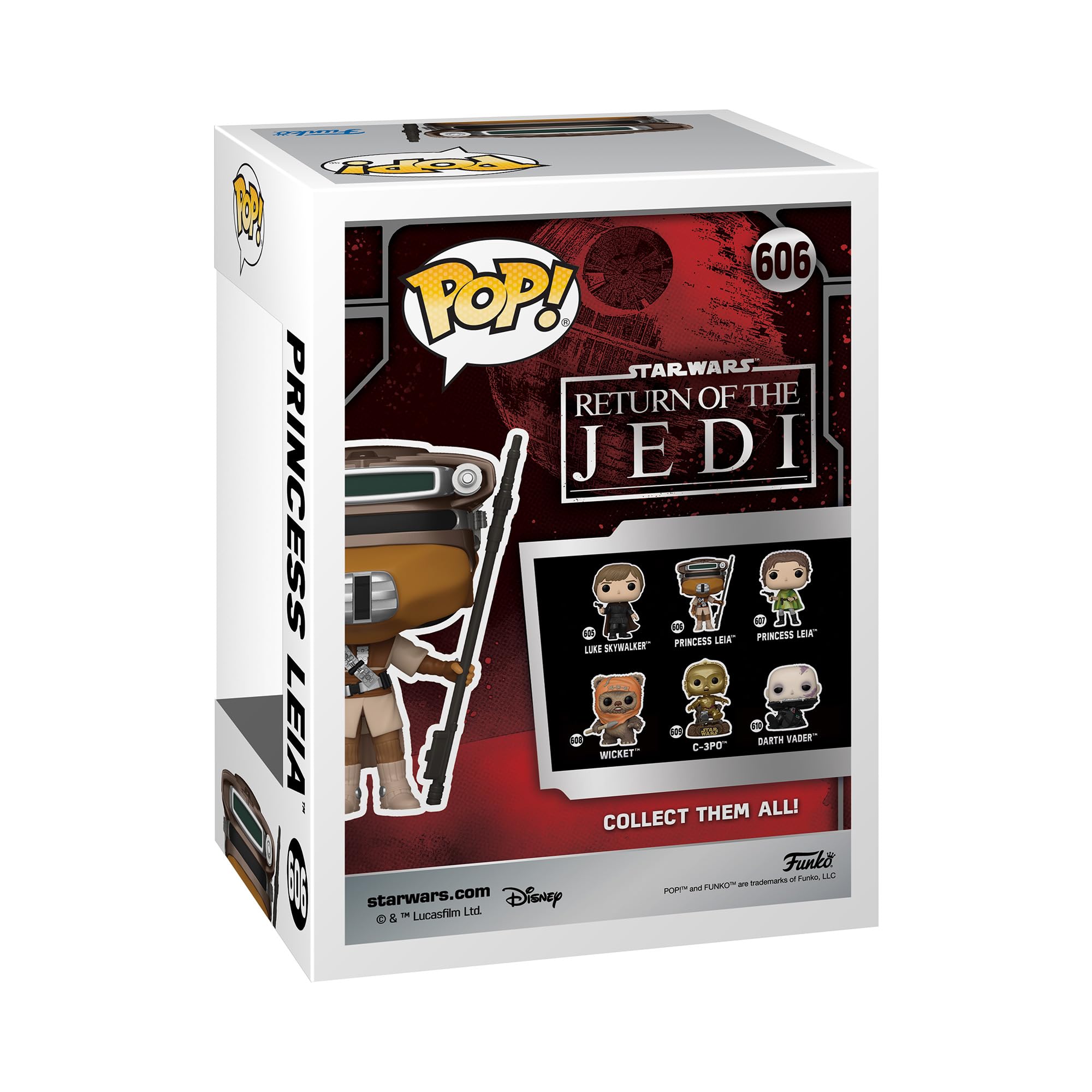 Funko Pop! Star Wars: Rotj 40th - Leia - (Boushh) - Figura De Vinilo Coleccionable - Idea De Regalo- Mercancia Oficial - Juguetes Para NiñOs Y Adultos - Movies Fans - MuñEco Para Coleccionistas